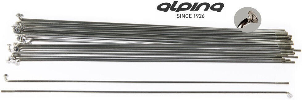 Alpina Raggi szprychy 276 mm 13G 2,33 mm ocynkowane 144 szt