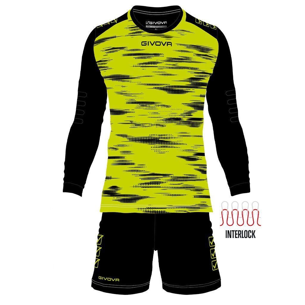 Zestaw bramkarski Givova KITP10 – fluo żółto-czarny, M