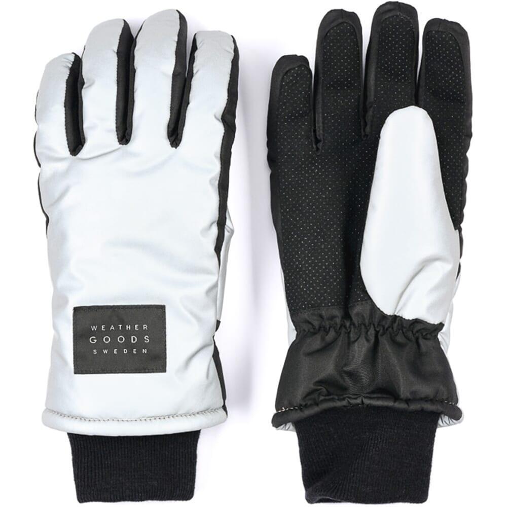 Weathergoods Sweden Rękawice Luna Odbijające Srebro XL