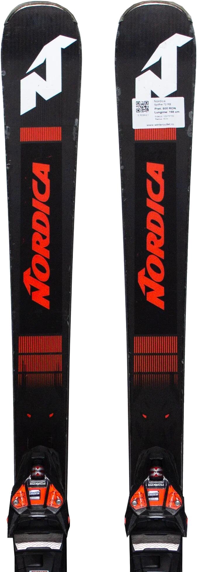 Second Life- Narty NORDICA Spitfire 72 RB, 162 cm- Stan dobry