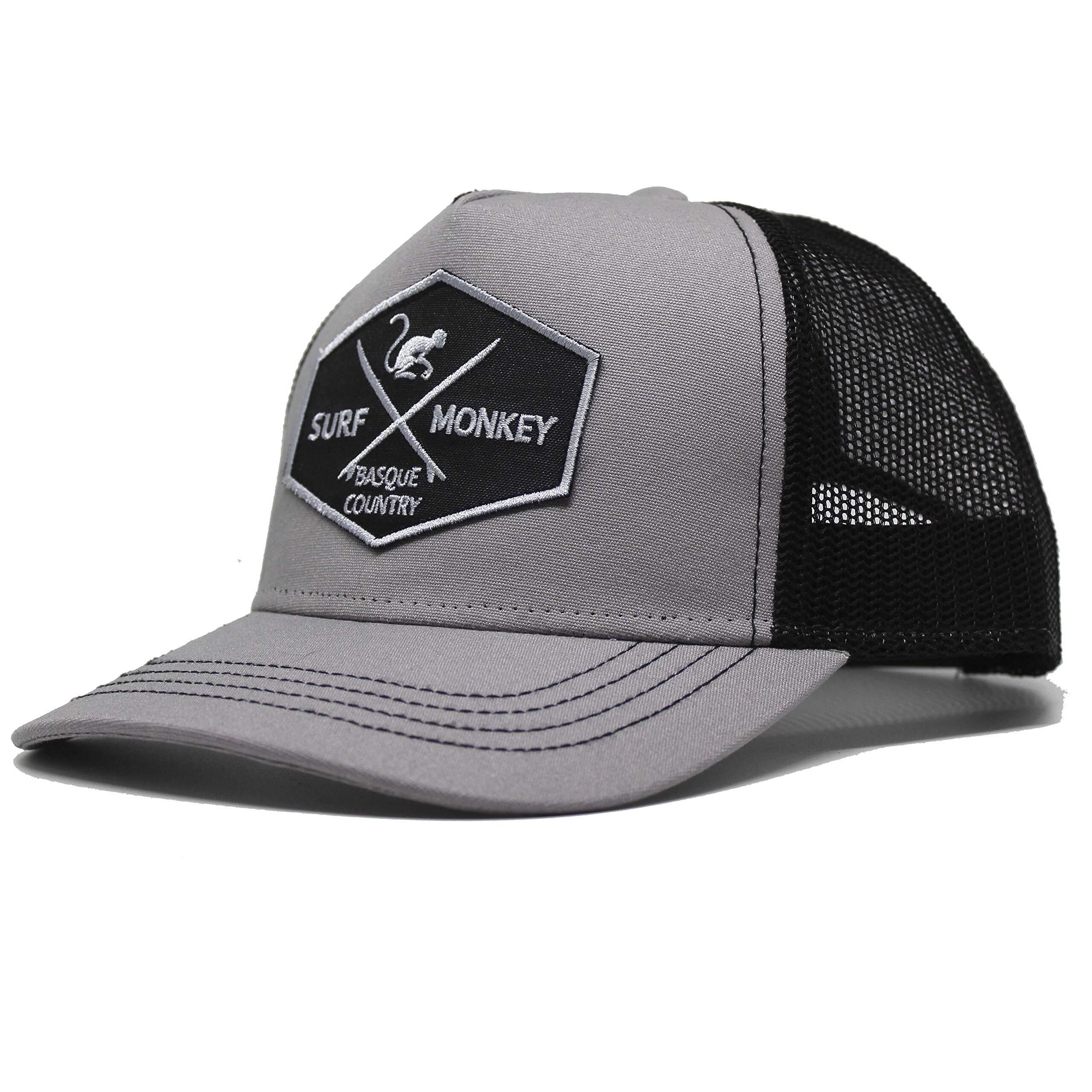 Czapka Trucker - 5 Paneli / Dorośli / Jeden rozmiar (Jasnoszary/Czarny)