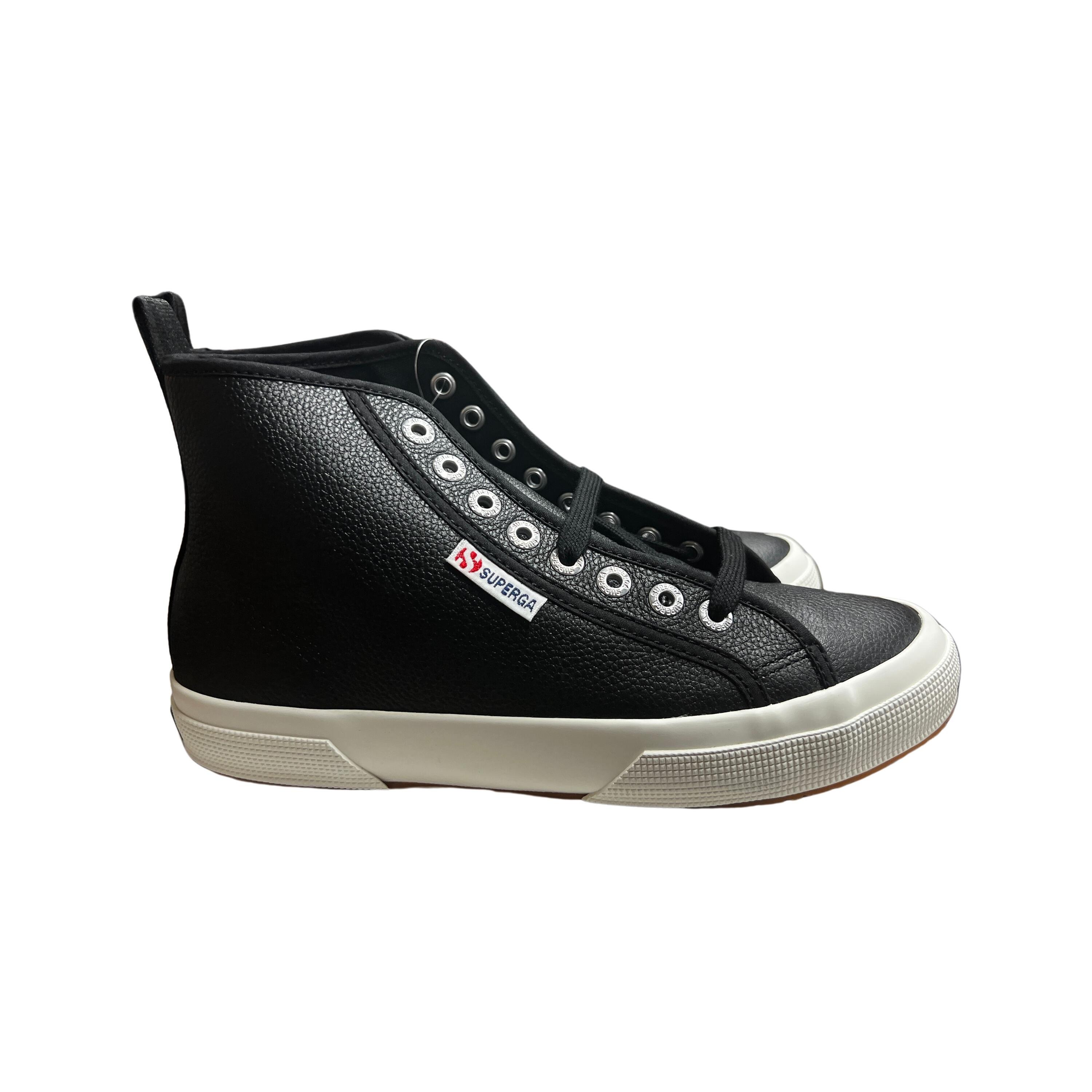 Sneakersy damskie Superga 2750 Mid Tumbled Leather