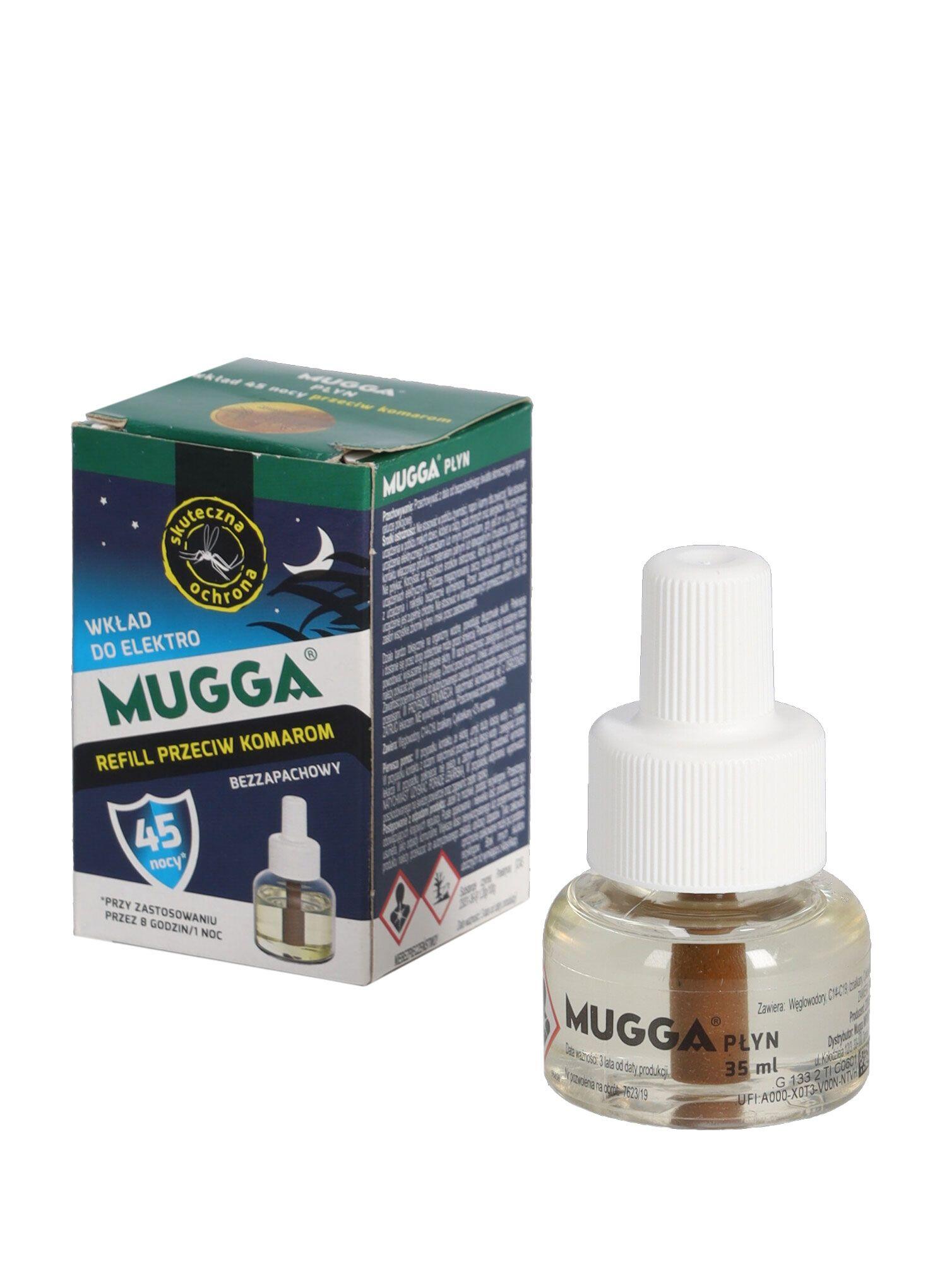 Wkład do elektrofumigatora MUGGA Elektro 45 nocy 35 ml