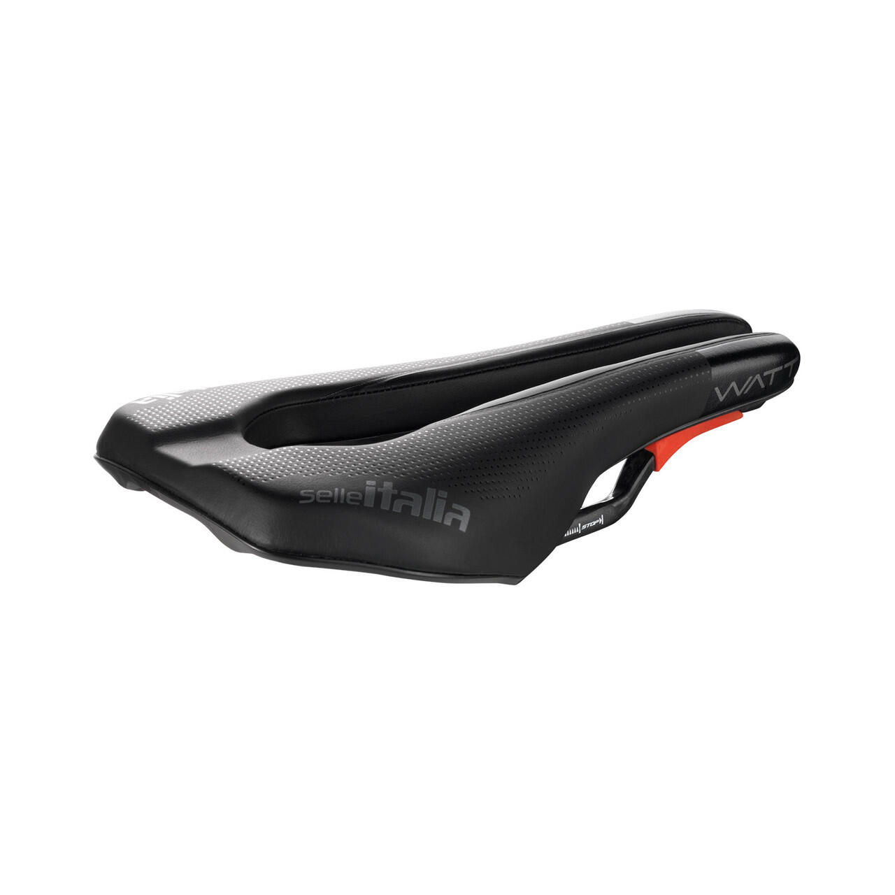 Siodło WATT Superflow Kit Carbonio czarne