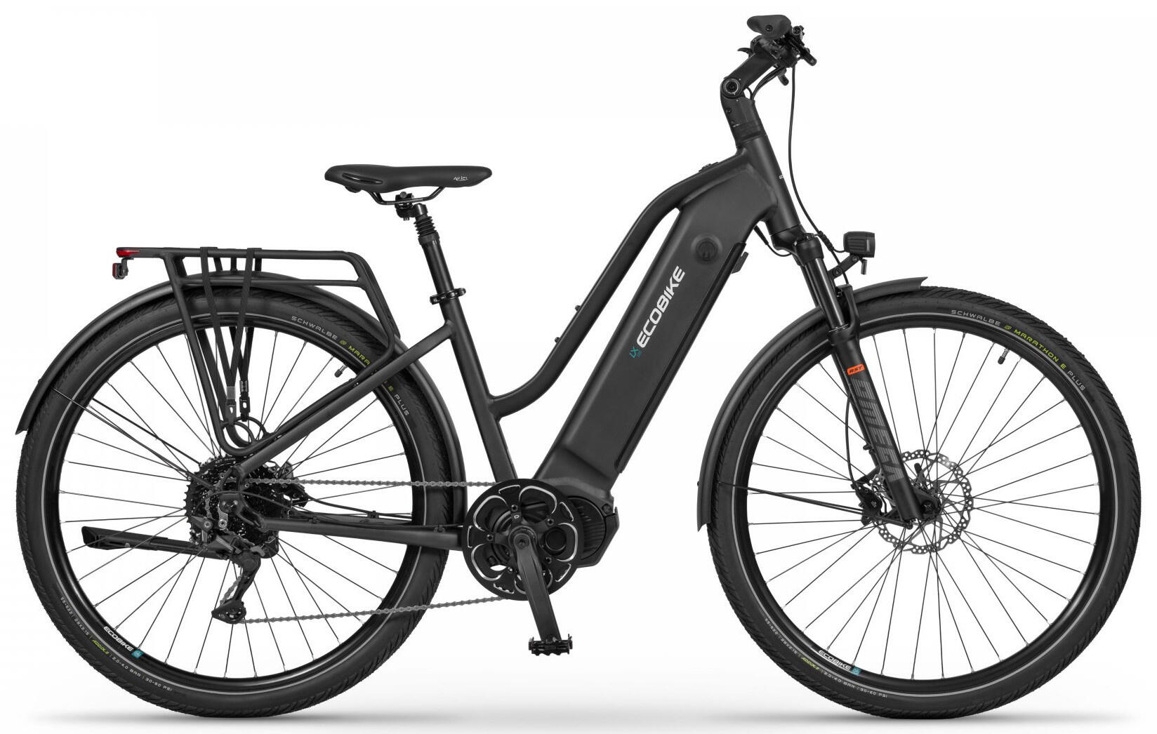 EcoBike rower elektryczny LX500 28 17 Graphite CAN z baterią 20Ah