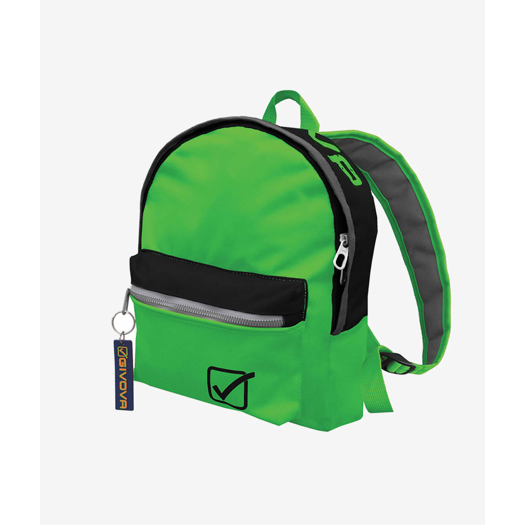 Plecak Givova University Fluo Green - czarny - trwały i przestronny