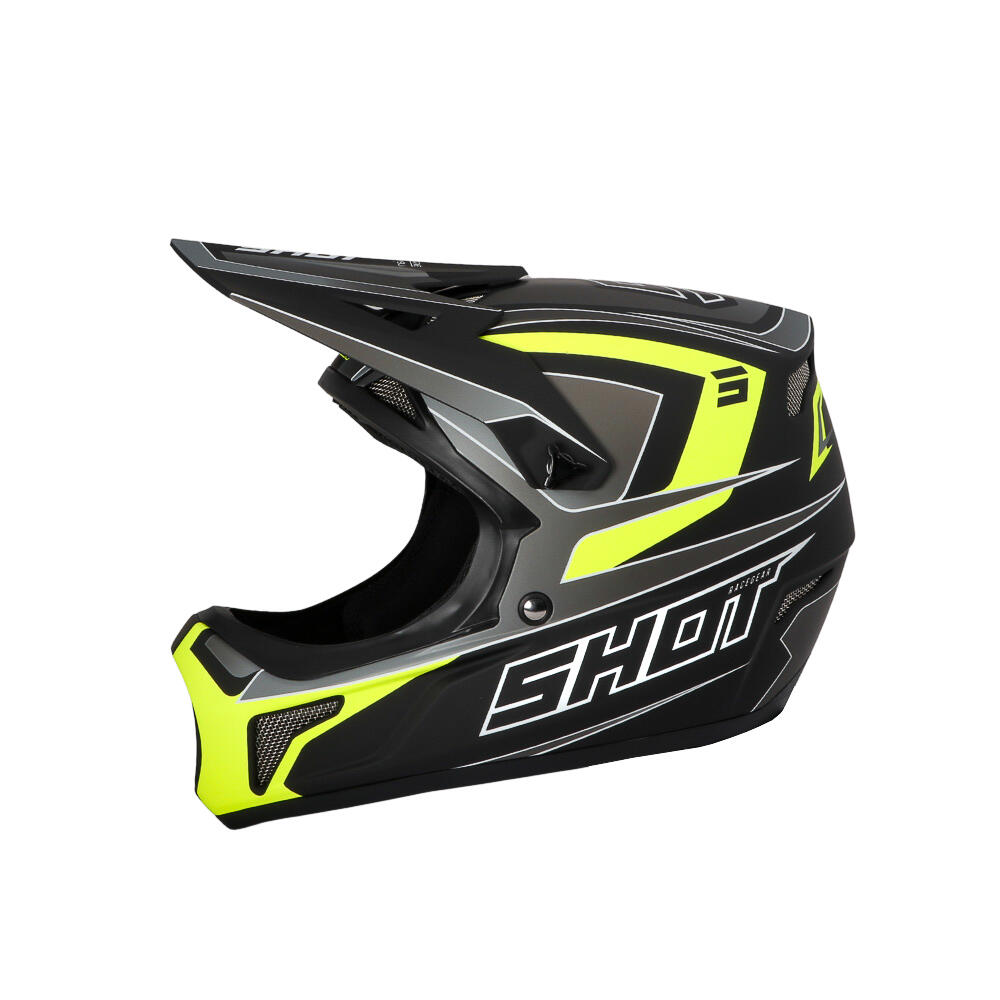 Kask pełnotwarzowy Shot Race Gear Level