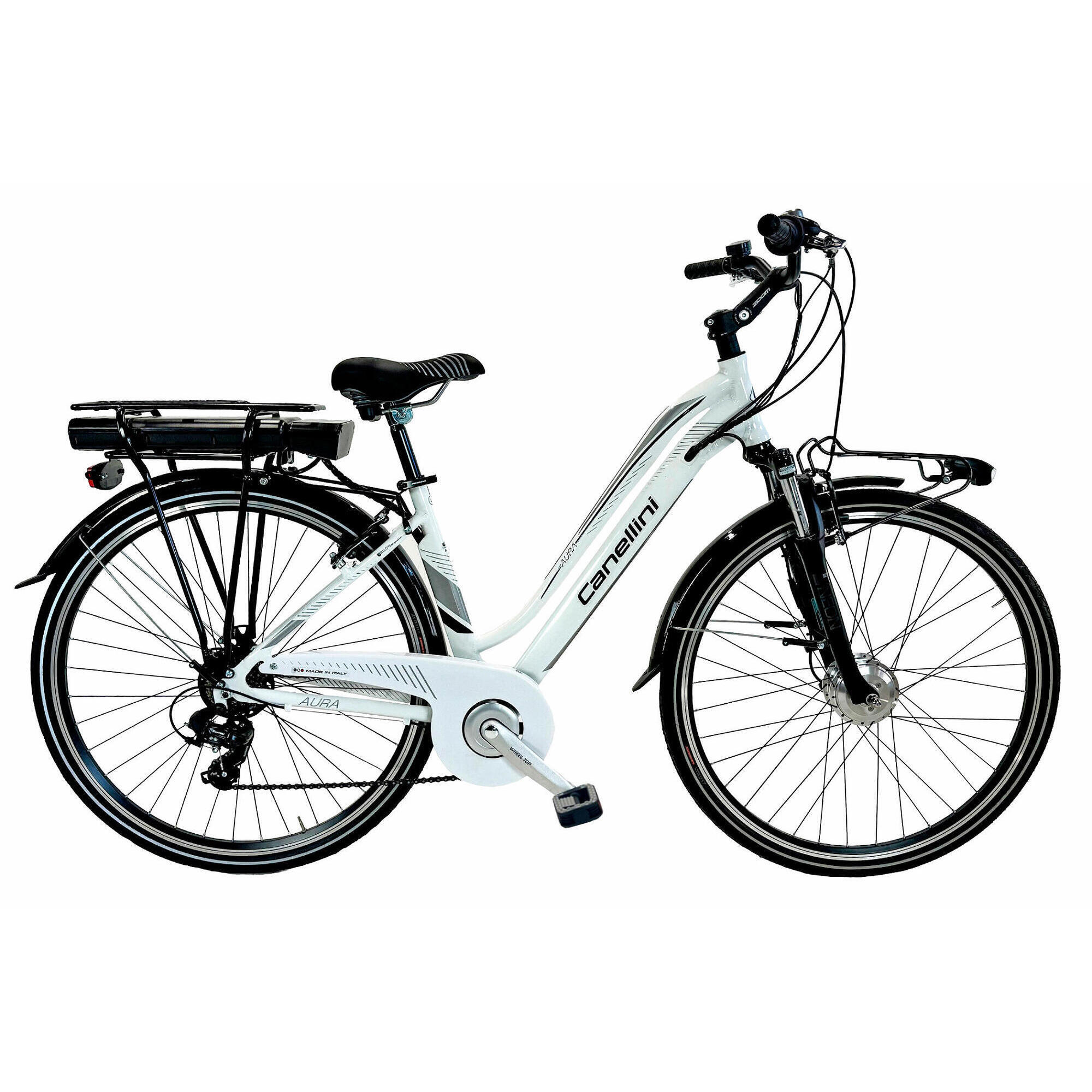 Rower Elektryczny Miejski Dolce Vita by Canellini AURA kobieta - Biały