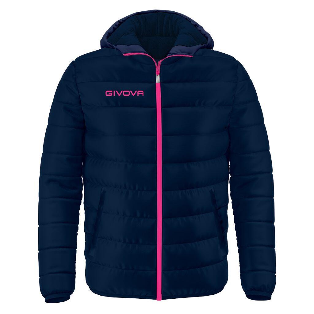 Kurtka sportowa Givova Olanda unisex niebieska 2XL.