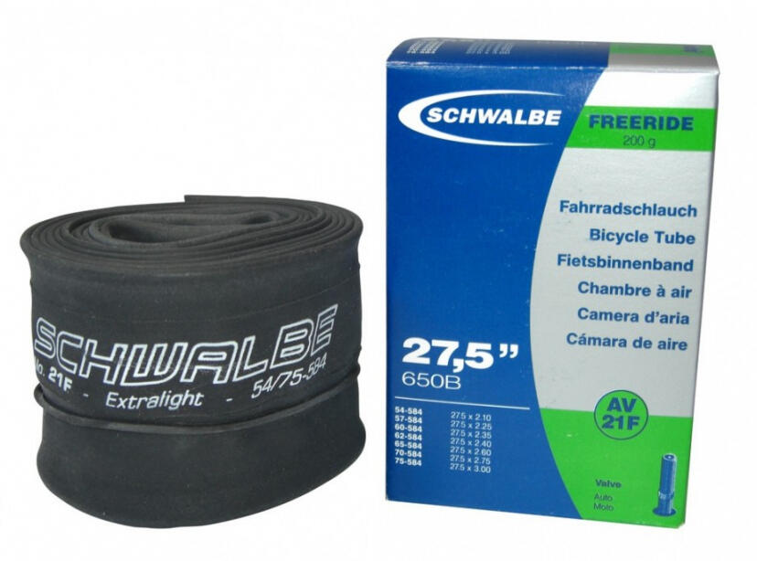 Komora powietrzna zaworu Presta Schwalbe 27,5x1,50-2,40