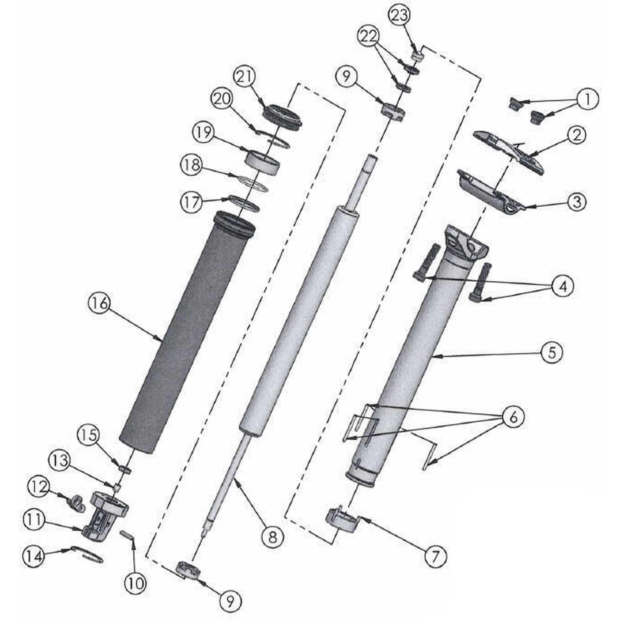 Zestaw naprawczy Contec Ct Nara Dropair DLX 100mm