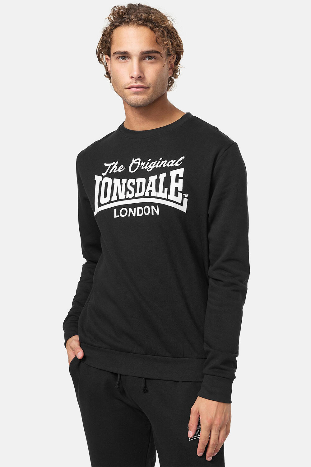 Klasyczna bluza z okrągłym dekoltem Lonsdale Burghead