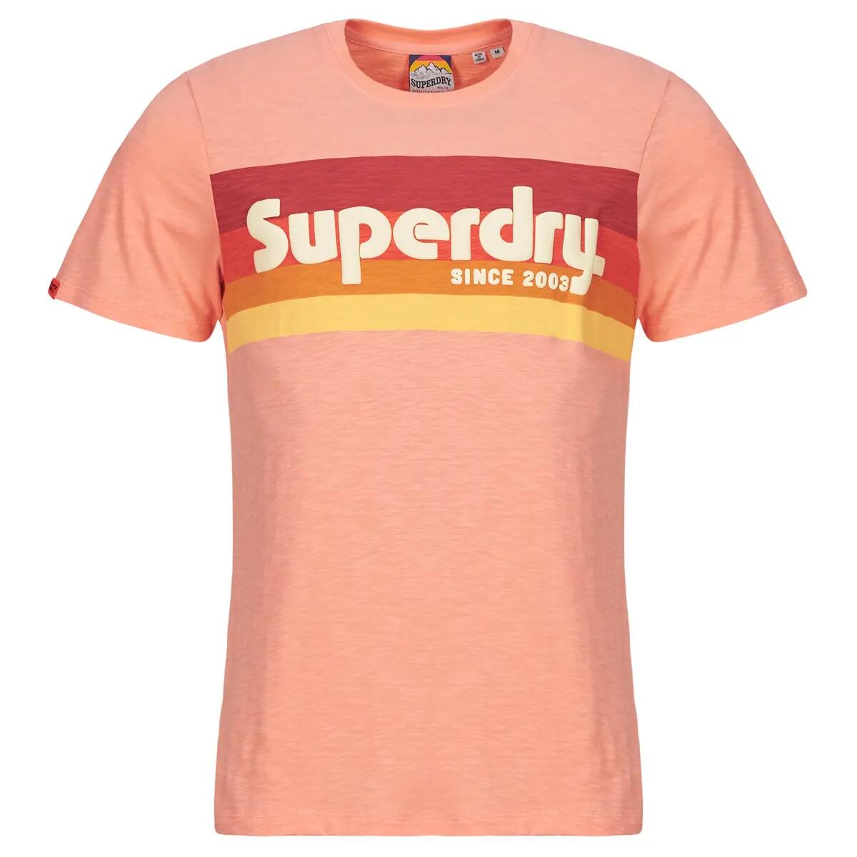 Koszulka Superdry Terrain Logo Stripe Relxed