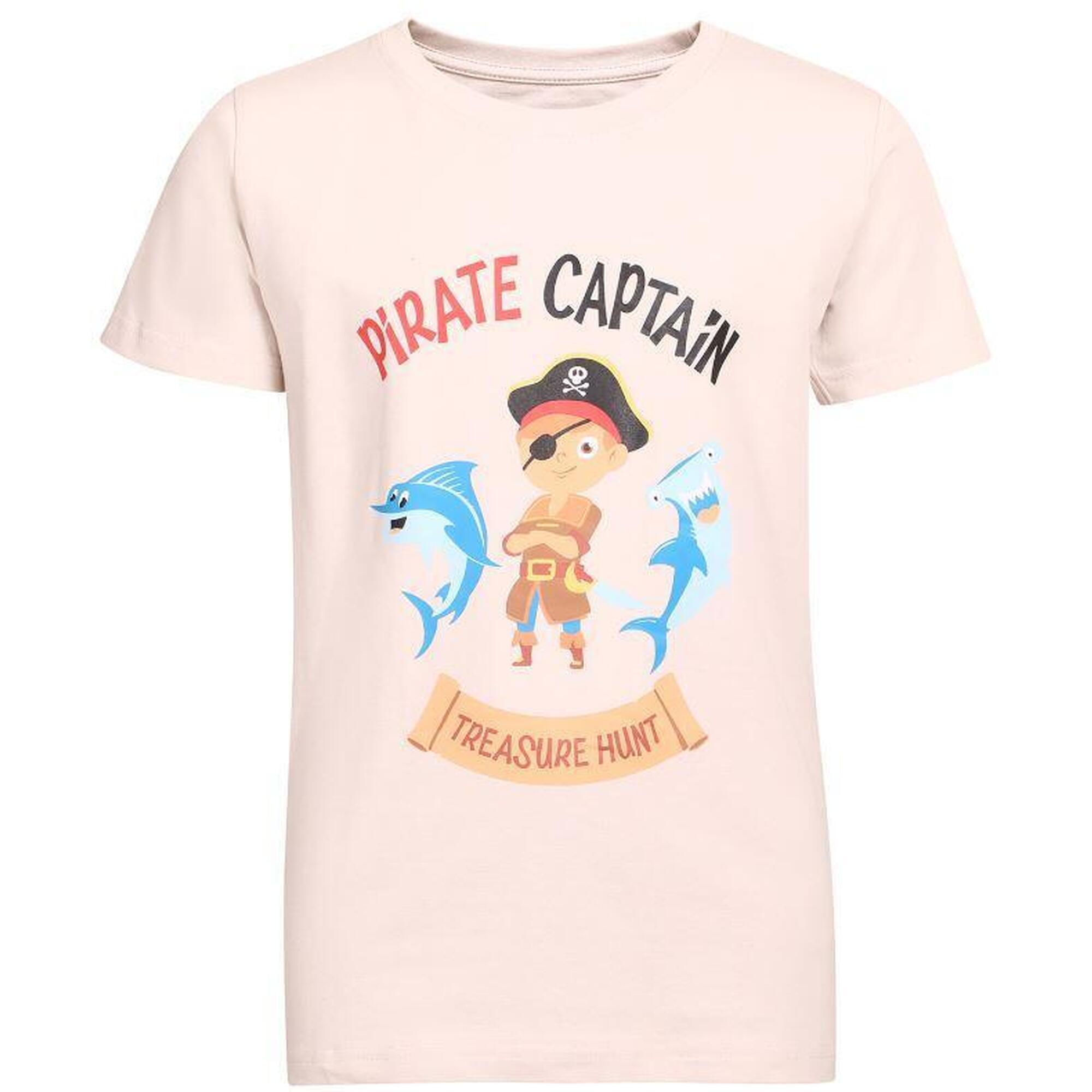 Koszulka Dziecięca Nax Goreto 116-122 - Bawełniany T-shirt z Nadrukami Żywymi.