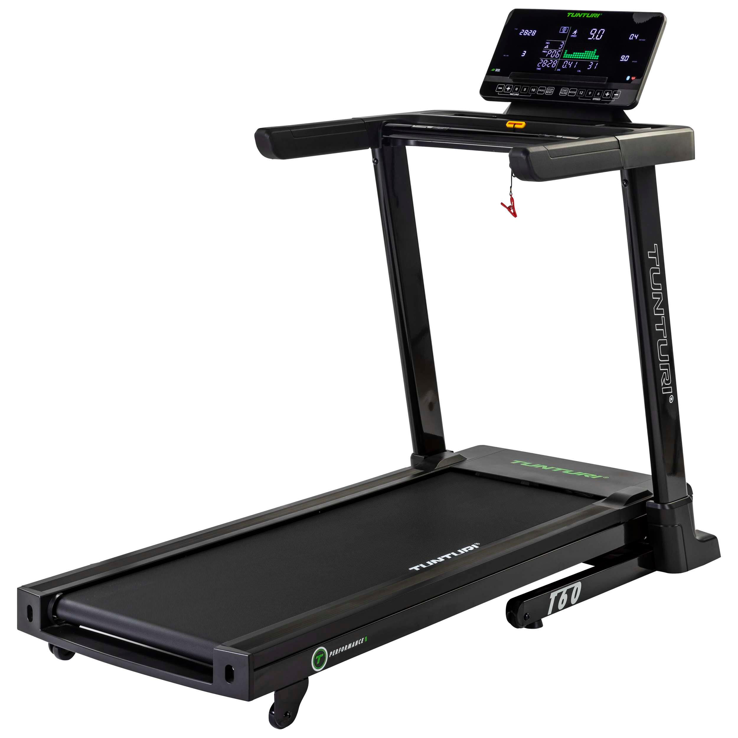Bieżnia do biegania - PerformanceT60 - Czarny - LCD Ekran - Bluetooth