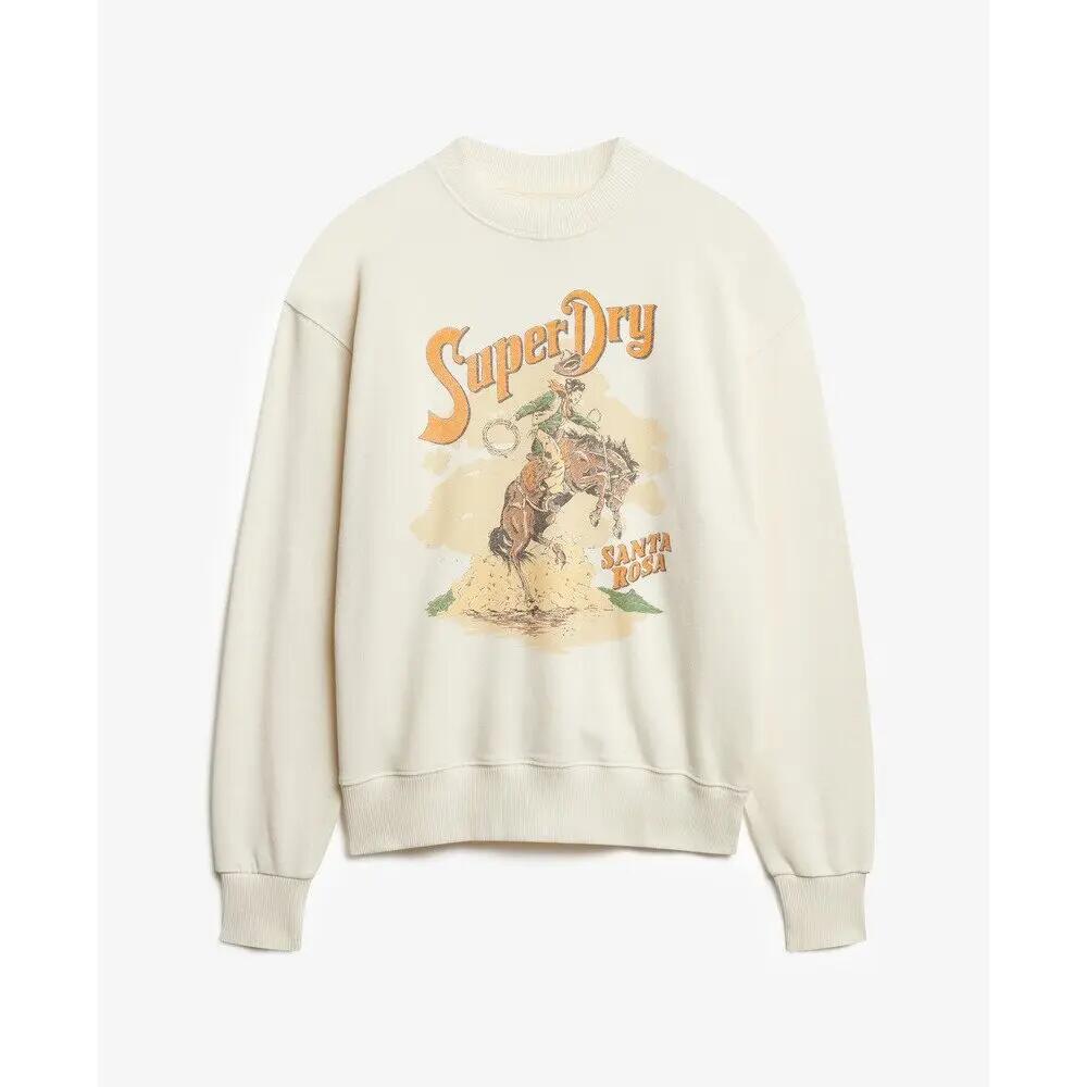 Luźny sweatshirt z motywem dla kobiet Superdry Souvenir