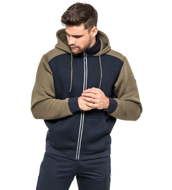 Bluza piankowa HELBOS AVACORE w kolorze granatowo-oliwkowym