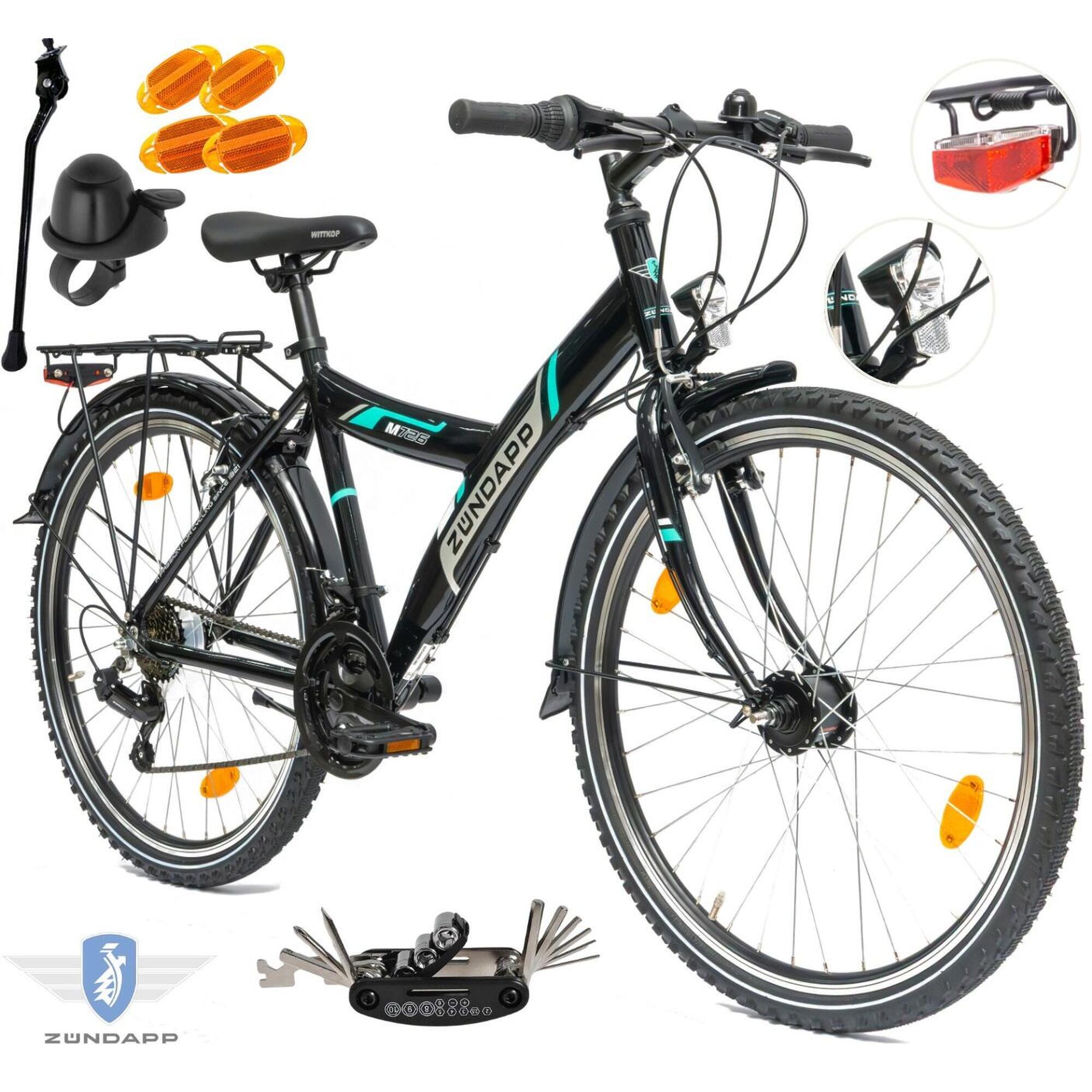 Rower Męski Damski Górski 26 Młodzieżowy MTB Hardtail SHIMANO Alu Błotniki