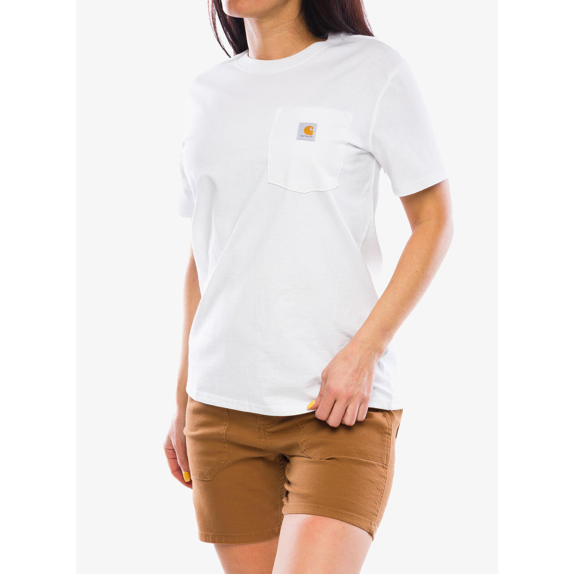 Koszulka bawełniana damska Carhartt Workwear Pocket S/S T-Shirt