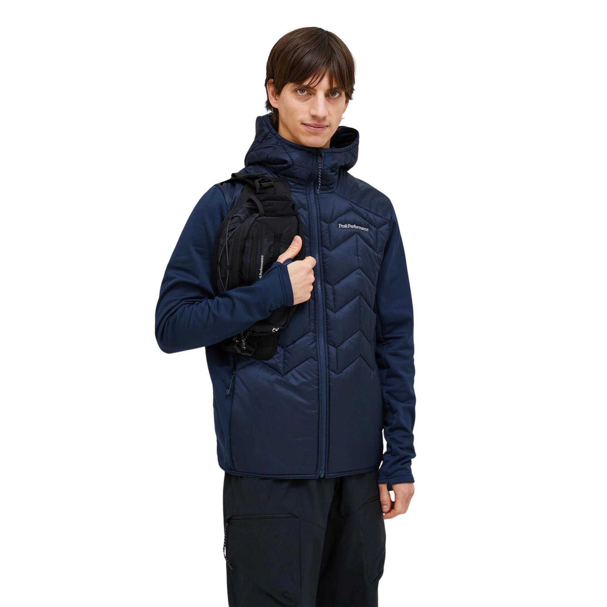 Kurtka Peak Performance męska Elevate Liner Hybrid Hood Jacket granatowa - M
