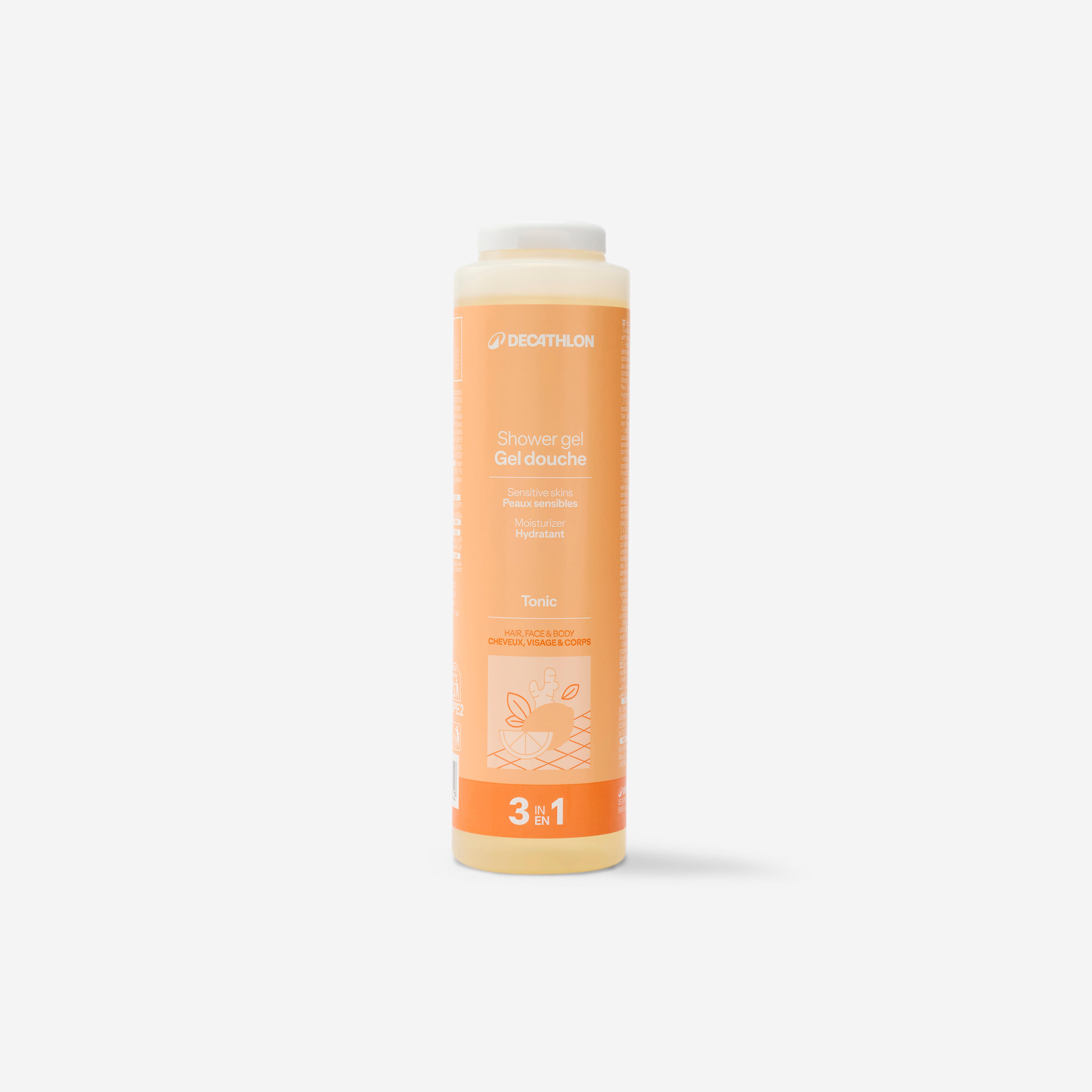 Żel pod prysznic 3 w 1 orzeźwiający i antychlorowy, 250 ml