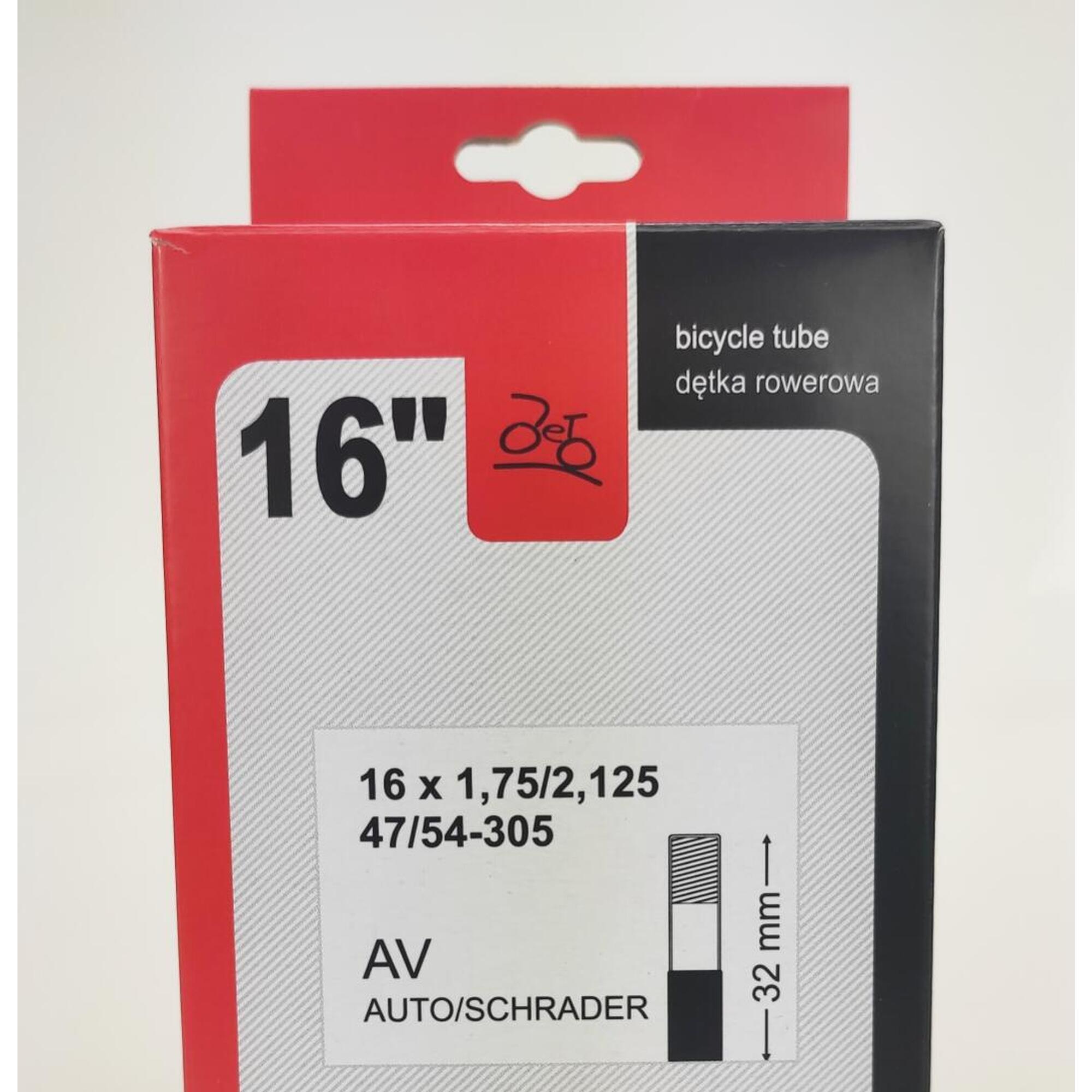 Dętka JET 16x1 75/2 125 AV-32mm