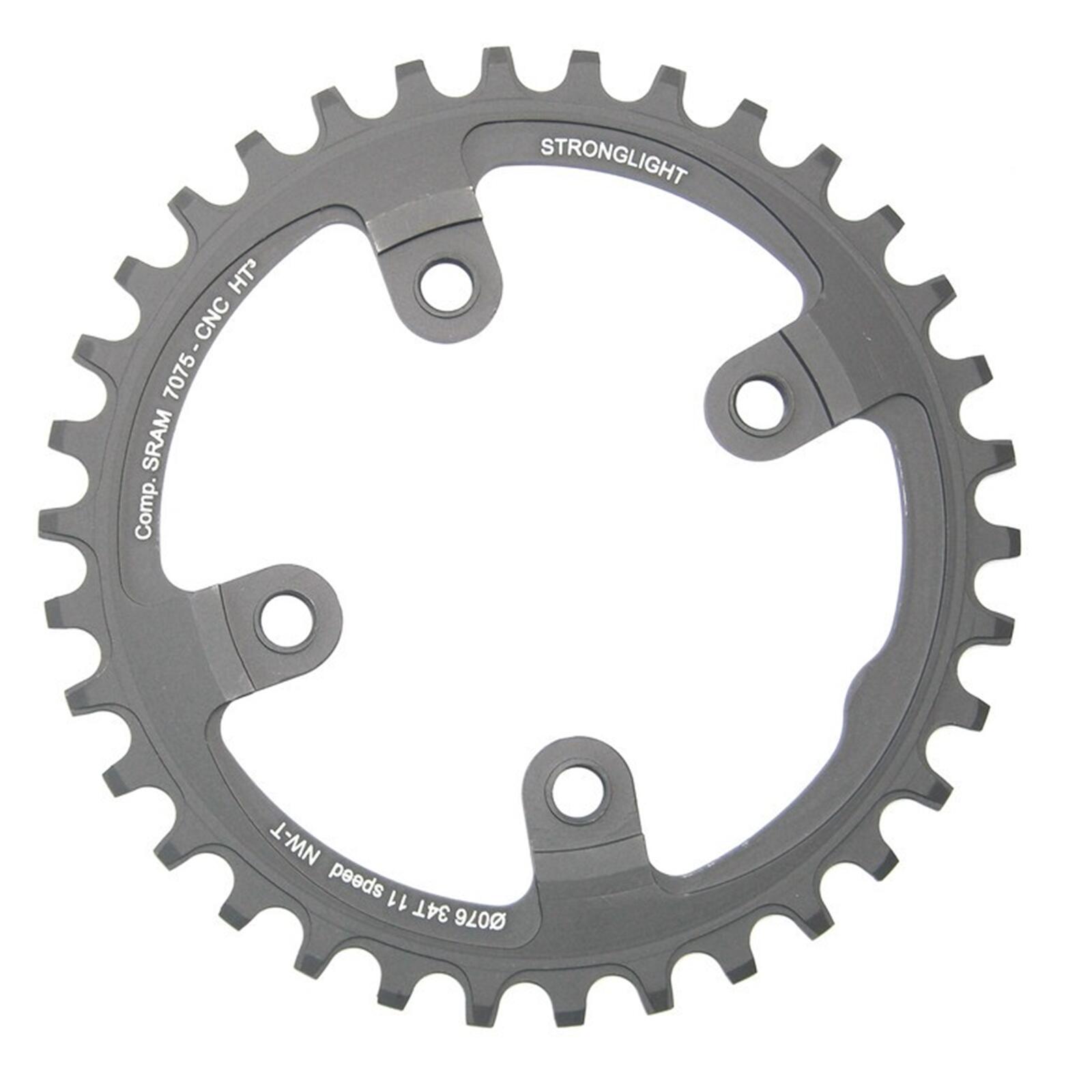 STRONGLIGHT zębatka HT3 36T 4-ramienna 76 mm aluminium czarna