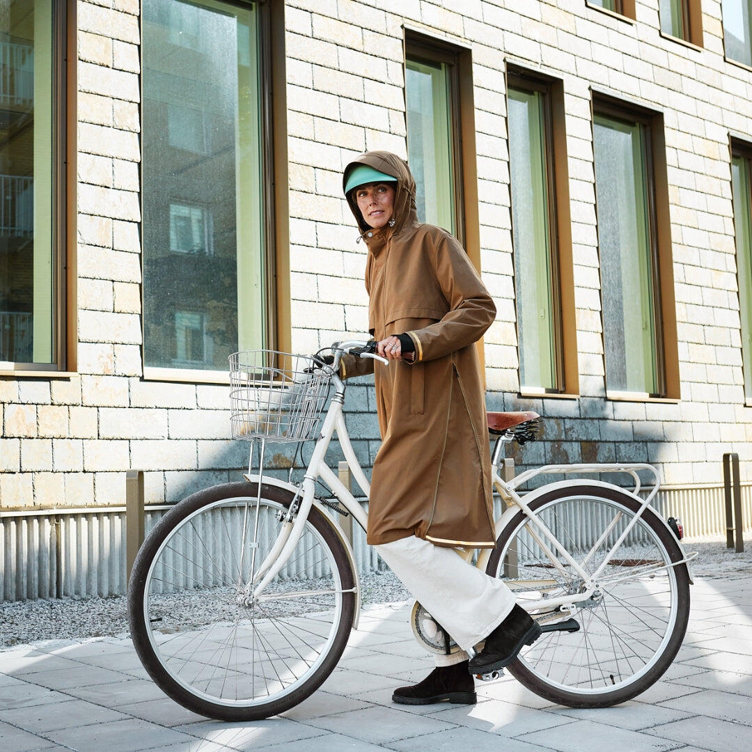 Weathergoods Sweden Imbris płaszcz przeciwdeszczowy camel