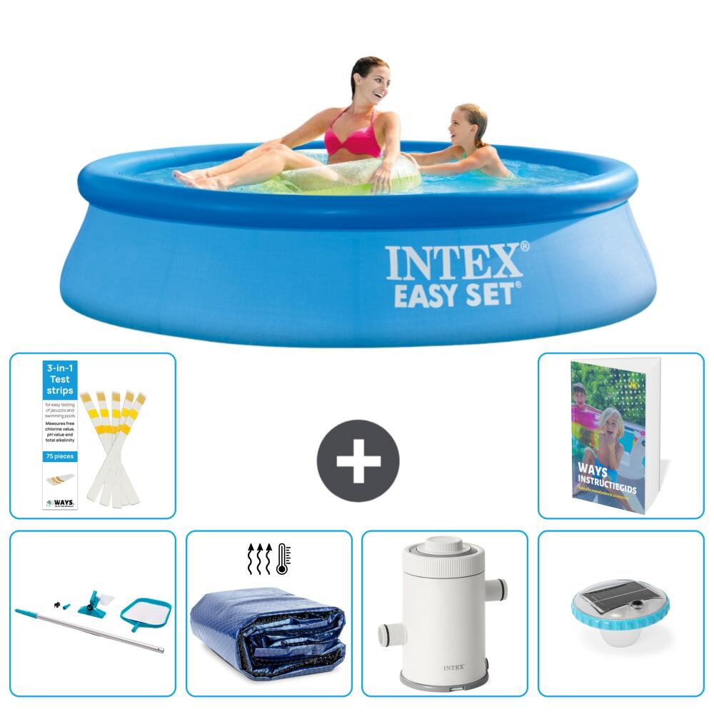 INTEX Basen Easy Set Okrągły - 244x61 cm - 7-częściowy S131
