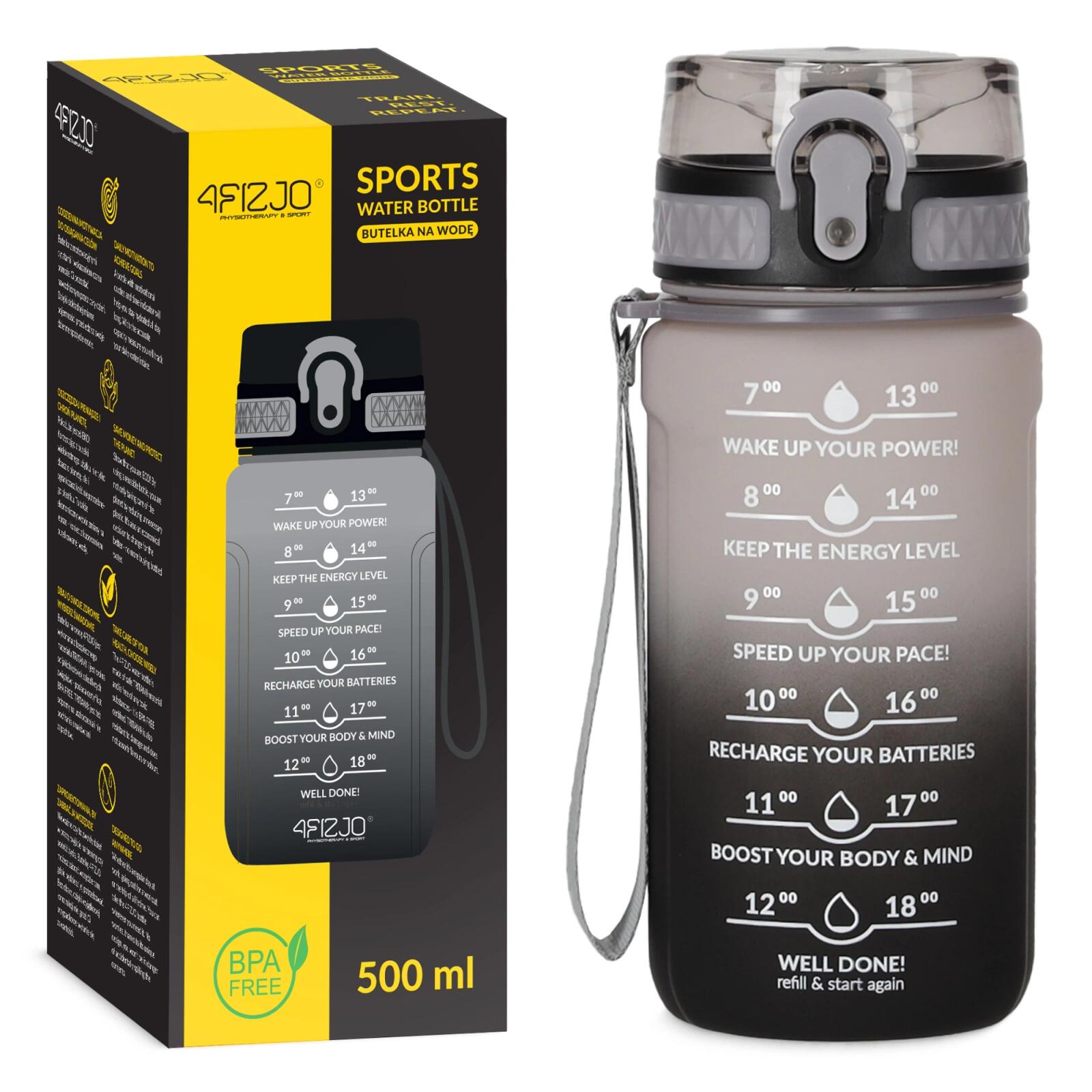 Sportowa butelka na wodę 4FIZJO 500 ml