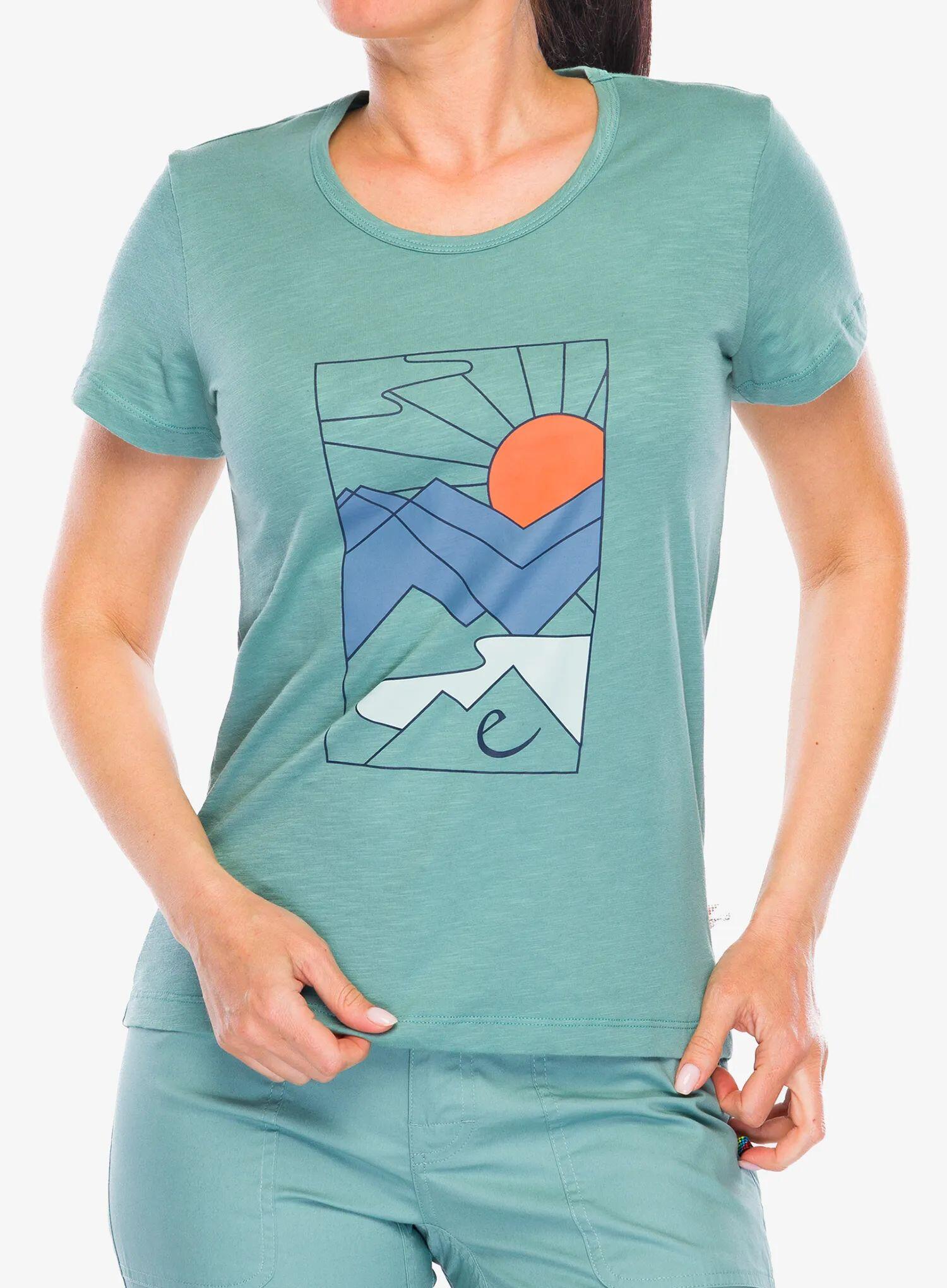 Koszulka bawełniana damska Edelrid Highball T-Shirt V
