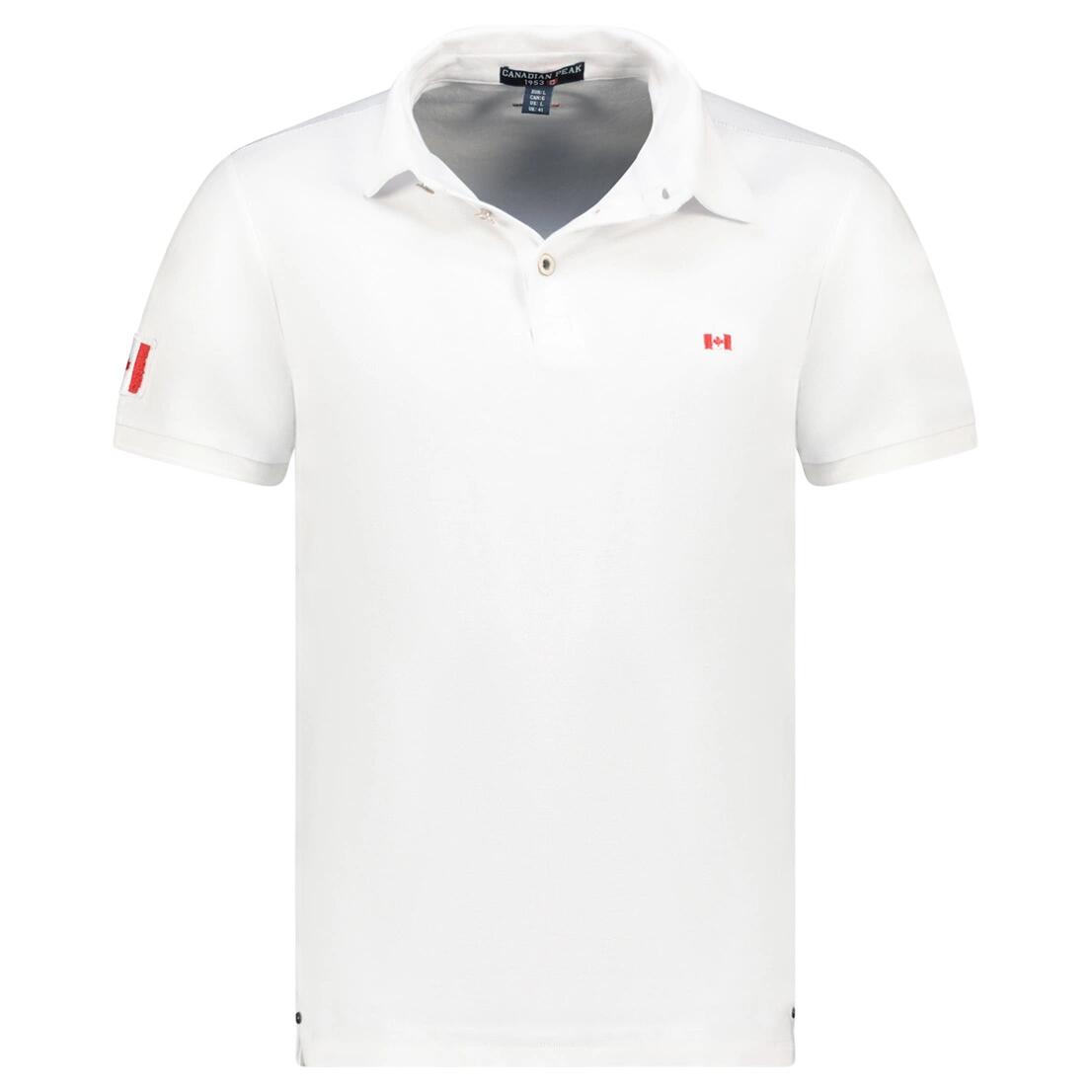 Koszulka polo Canadian Peak KARSEAK WHITE RM MEN 254 (RBMSZ1394H/CP-BLANC)