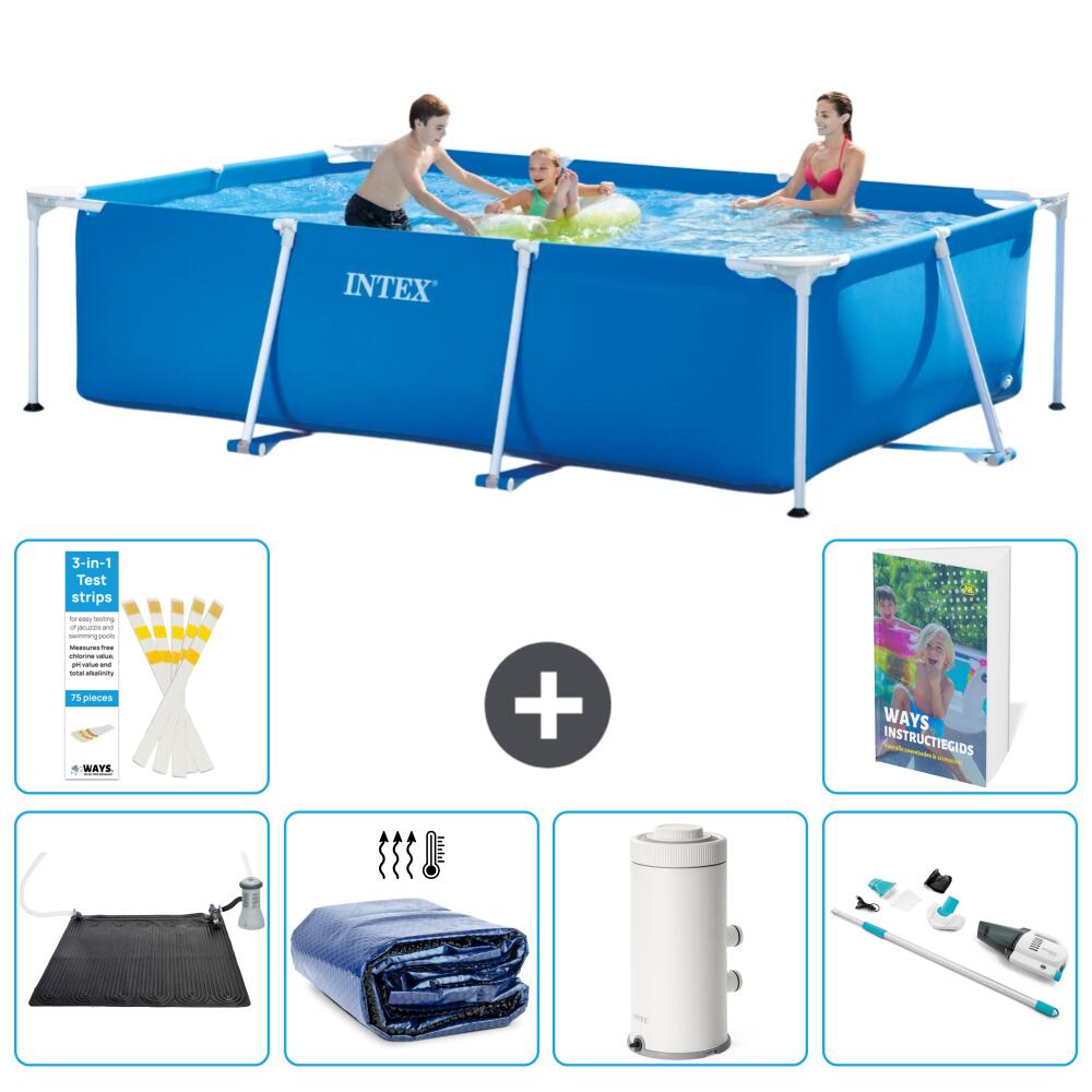 INTEX Basen ze stelażem Prostokątny - 300x200x75 cm - 7-częściowy S78