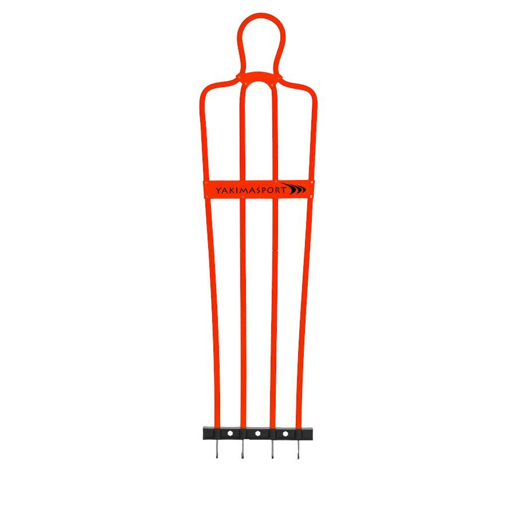 Mur piłkarski AirFlow 160cm Pasywny obrońca junior czerwony