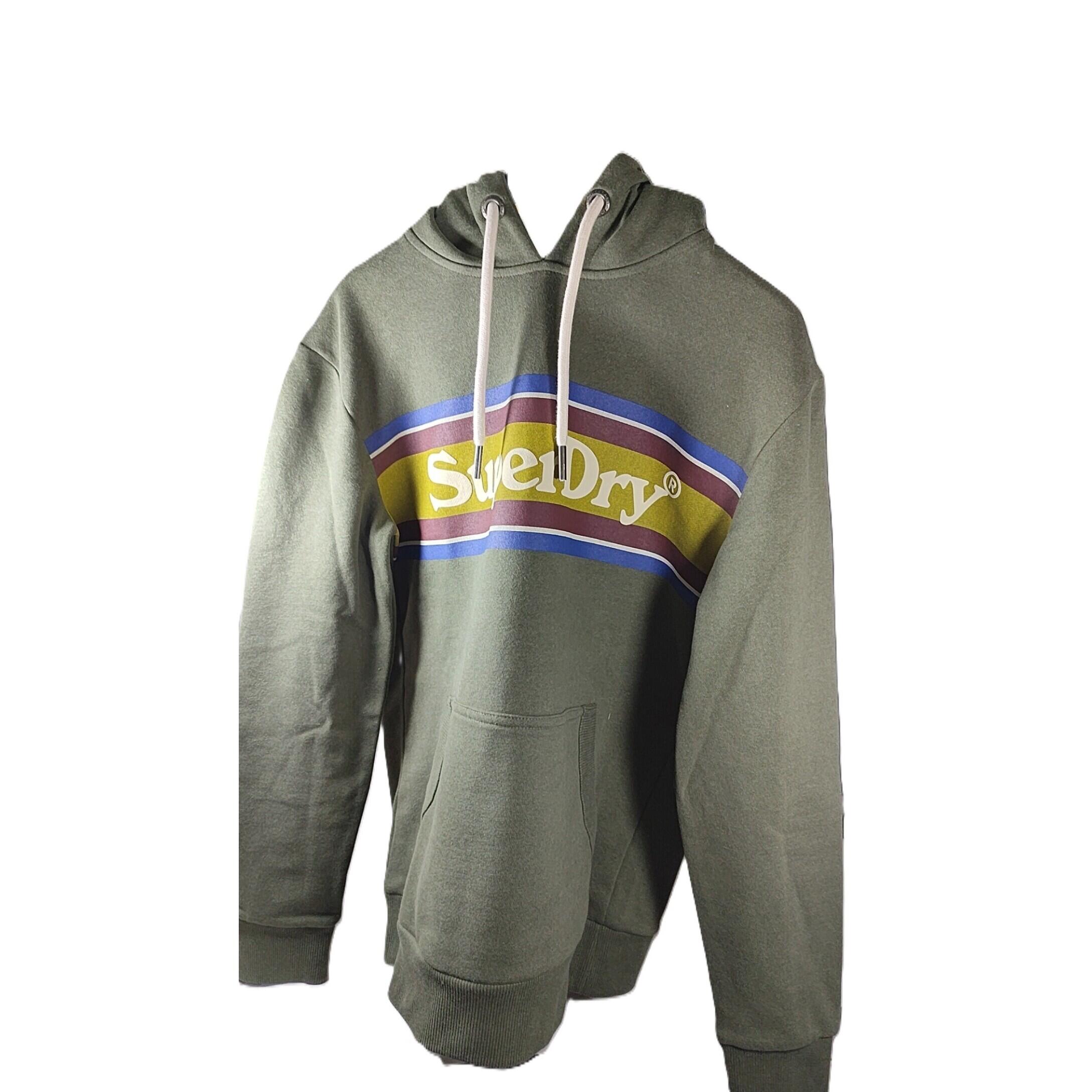 Bluza z kapturem w paski z logo Superdry Venue
