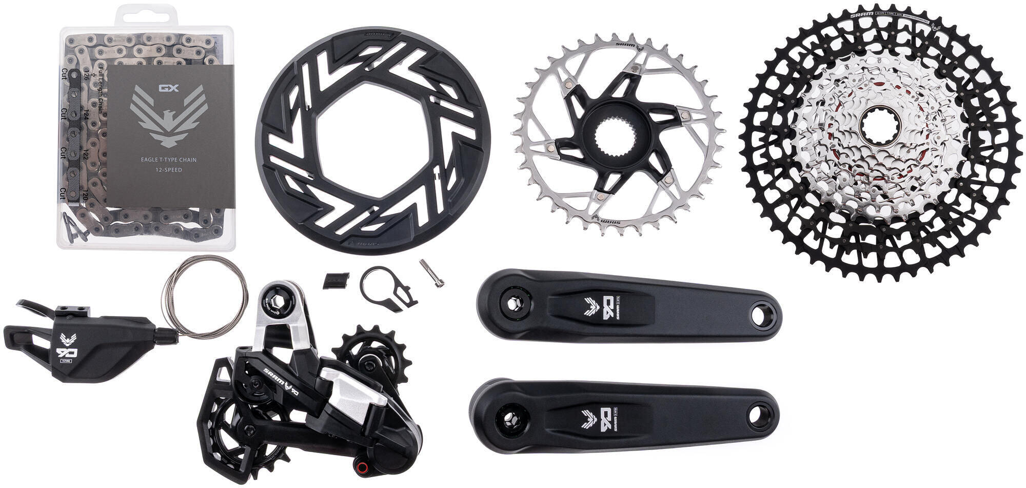 SRAM Eagle 90 Transmission e-bike zestaw napędowy 10-52T 170 mm