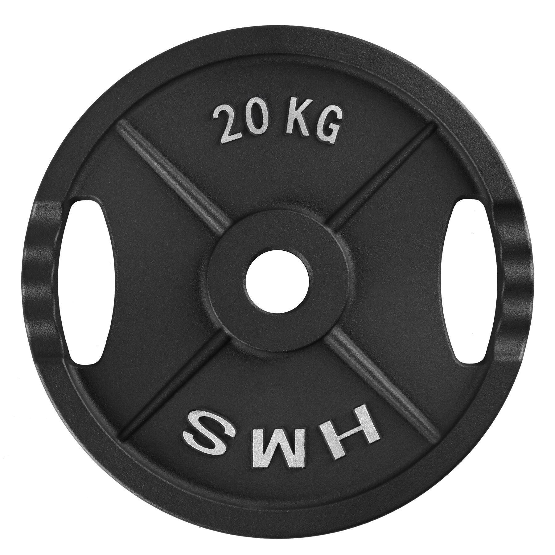 Talerz olimpijski żeliwny z uchwytami TOD 51 mm