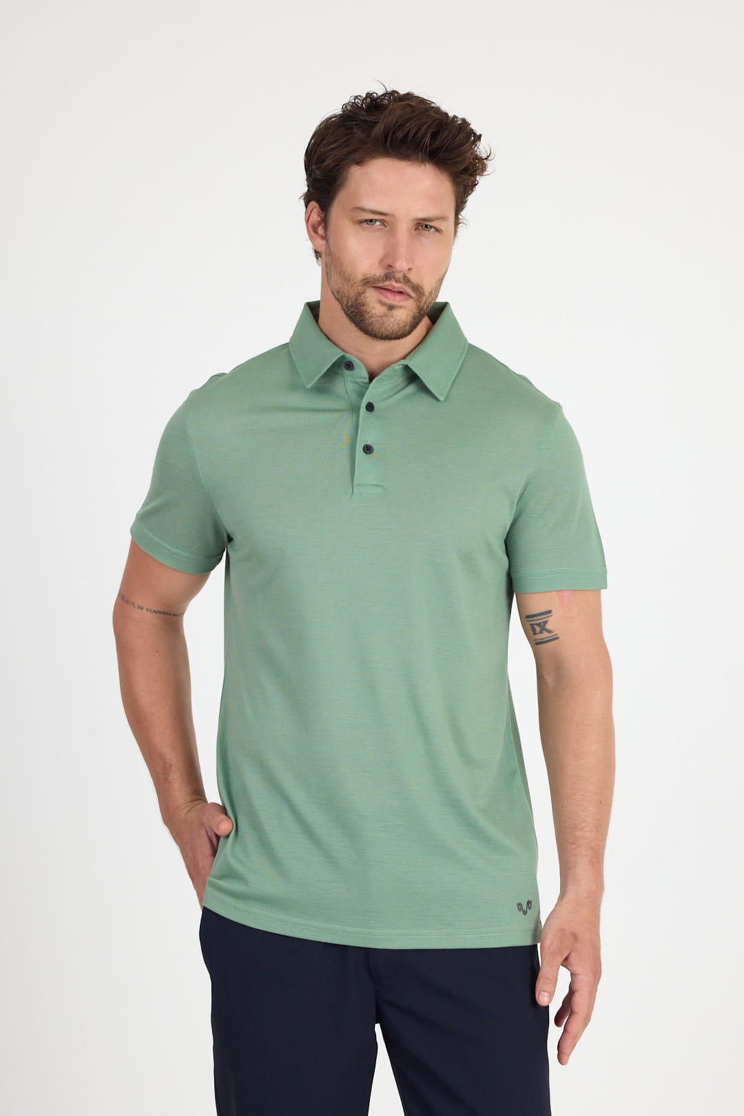 Koszulka Polo z 100% Wełny Merino (170 g/m² - Piqué)