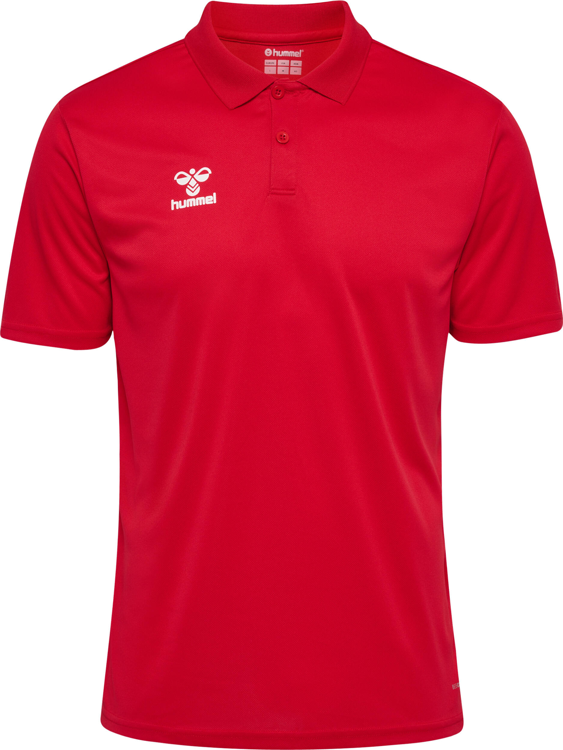 Koszulka poliestrowa sportowa Hummel Essential 24 Polo czerwona