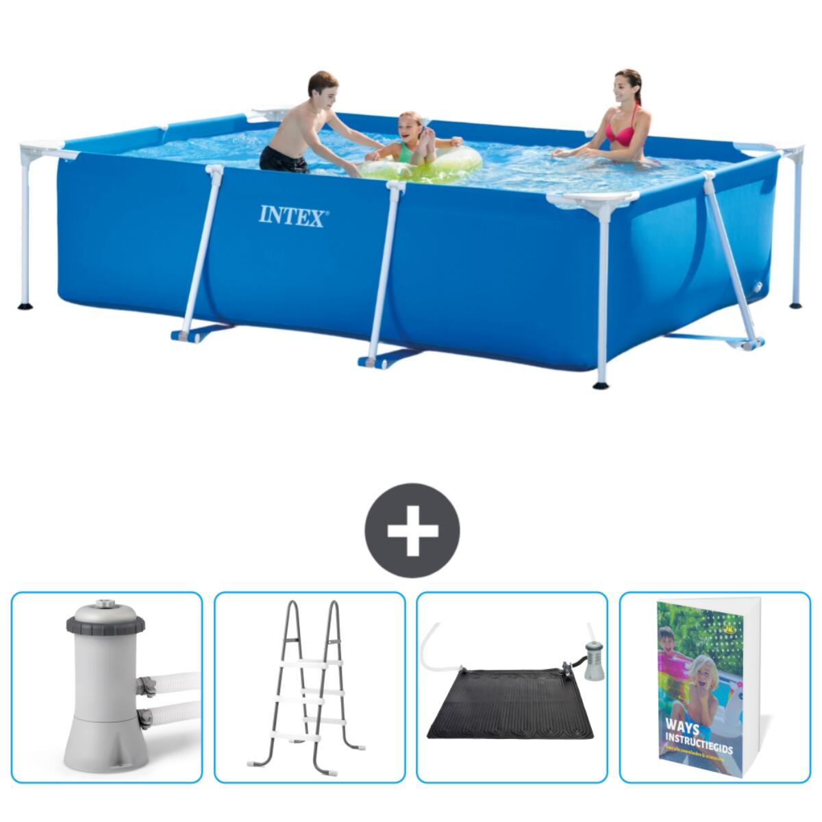 Basen prostokątny Intex 300x200x75 cm z akcesoriami