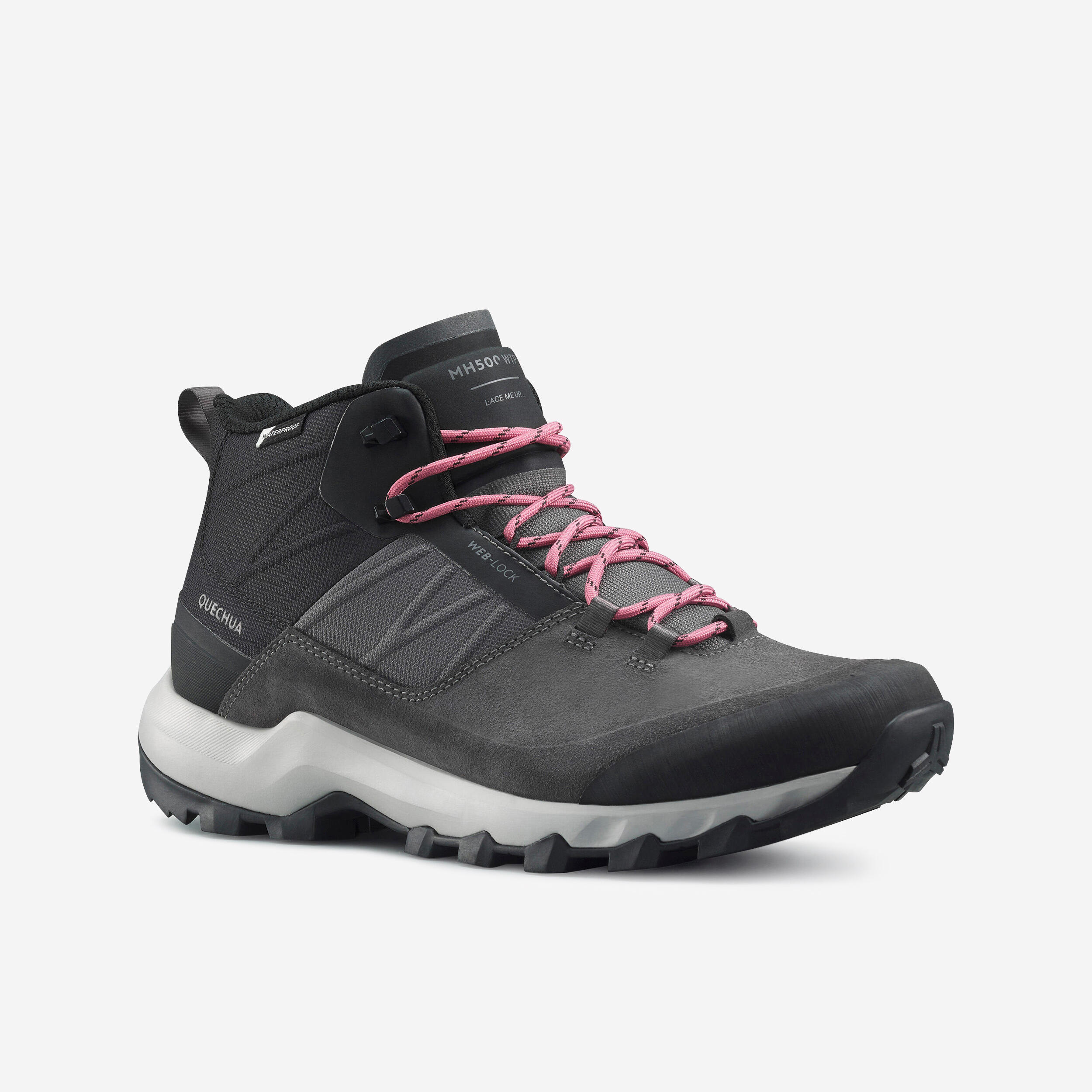 Buty turystyczne damskie Quechua MH500 wodoodporne