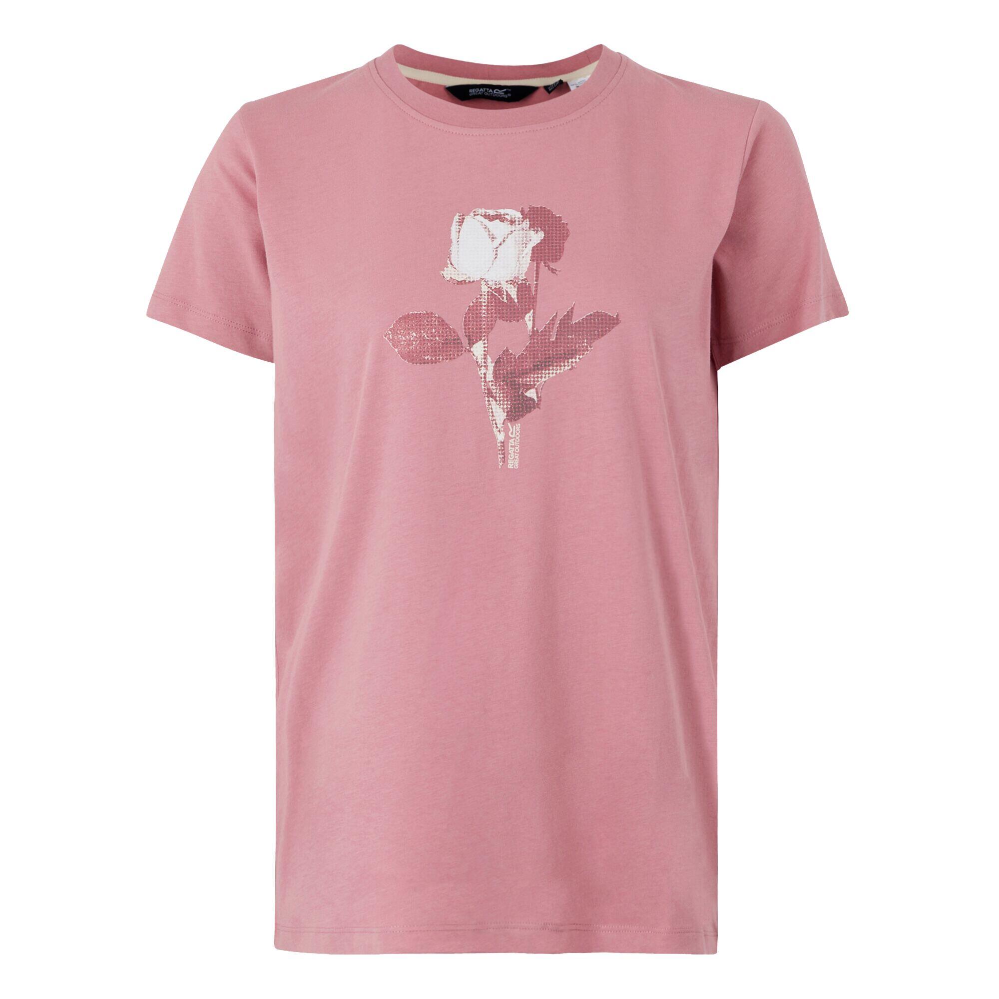 T-shirt Damski Róża Filandra VX