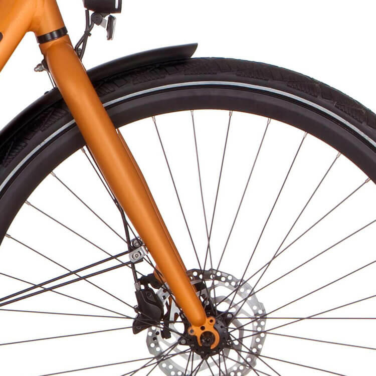 Widelec przedni Cortina Harvest Gold matt 28 cali V-Brake ahead