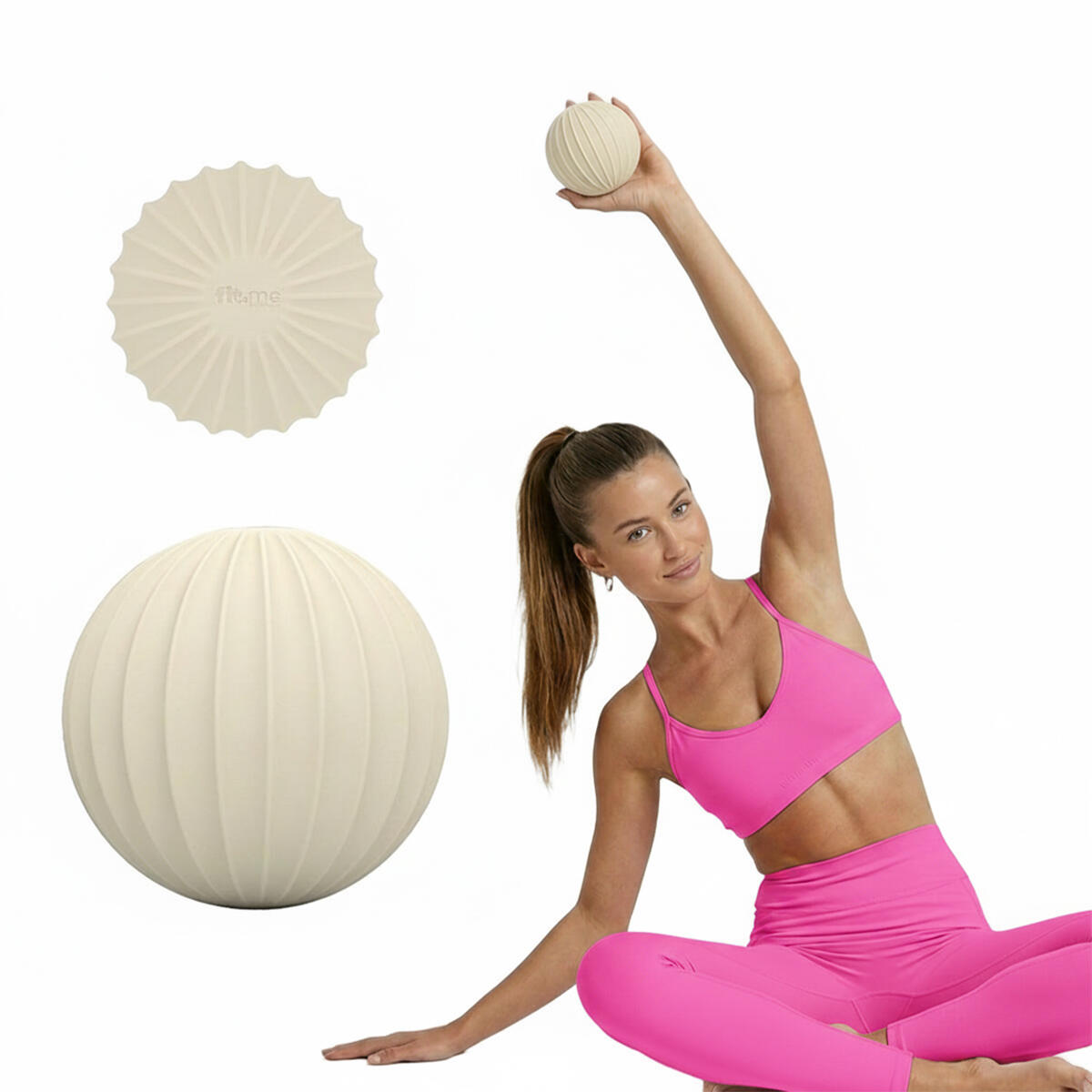 PIŁKA OBCIĄŻENIOWA SILIKONOWA DO ĆWICZEŃ FITNESS REHABILITACJI 1.5 KG