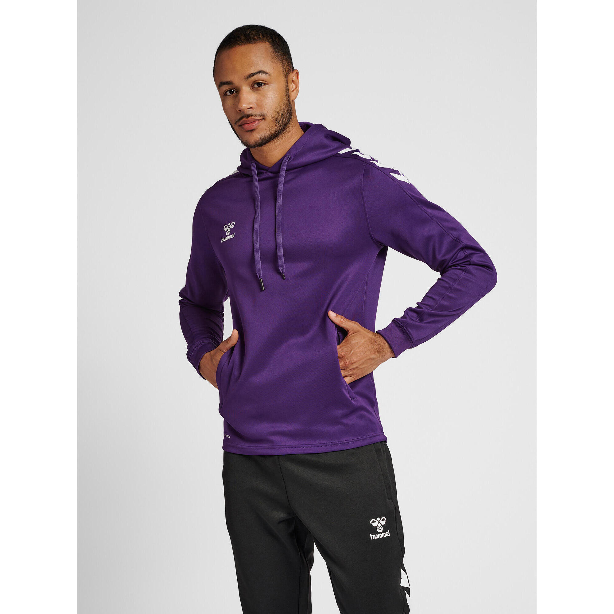 Bluza do piłki ręcznej dla dorosłych Hummel hml CORE XK poly z kapturem