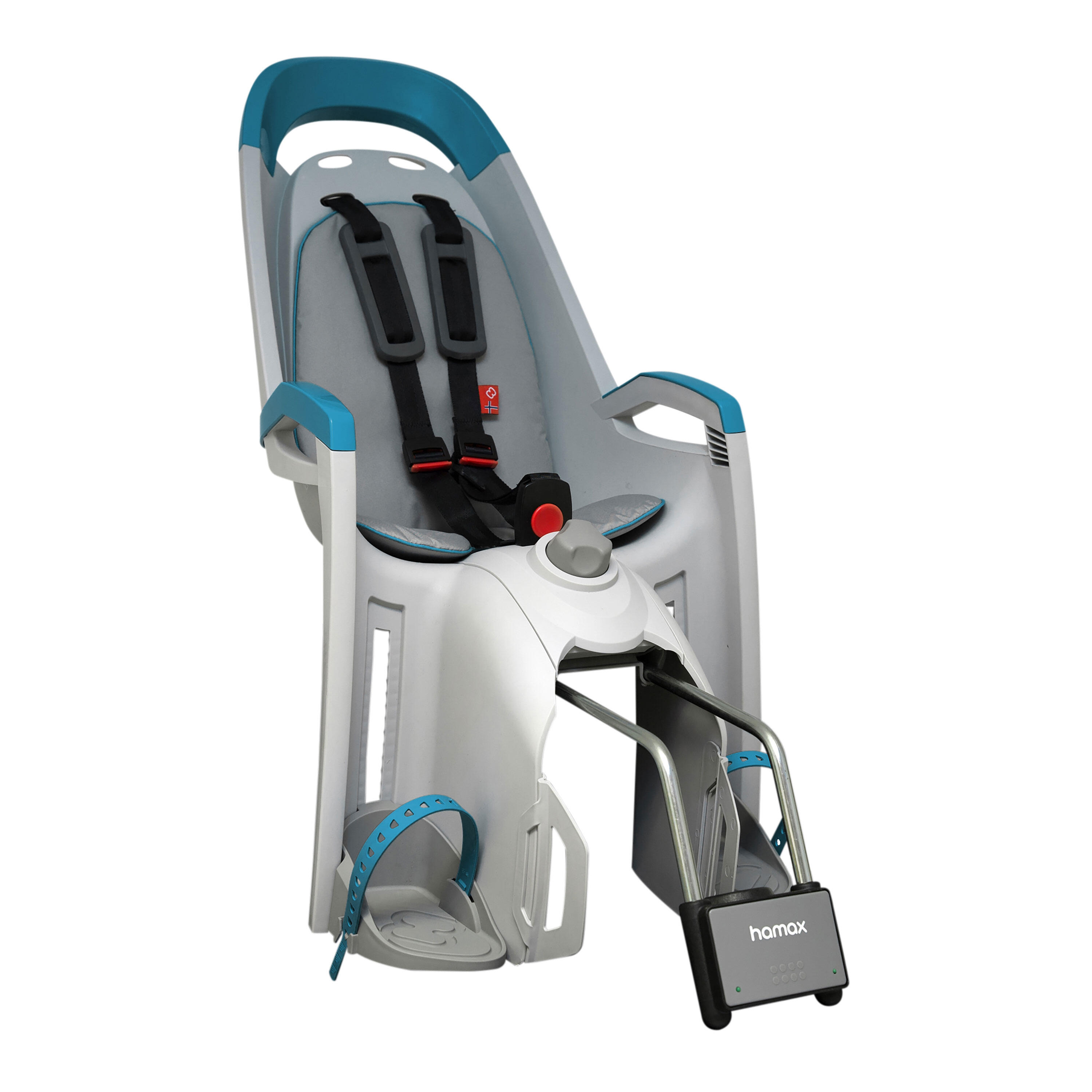 HAMAX Amaze - adapter do przewozu rowerowego szary/petrol