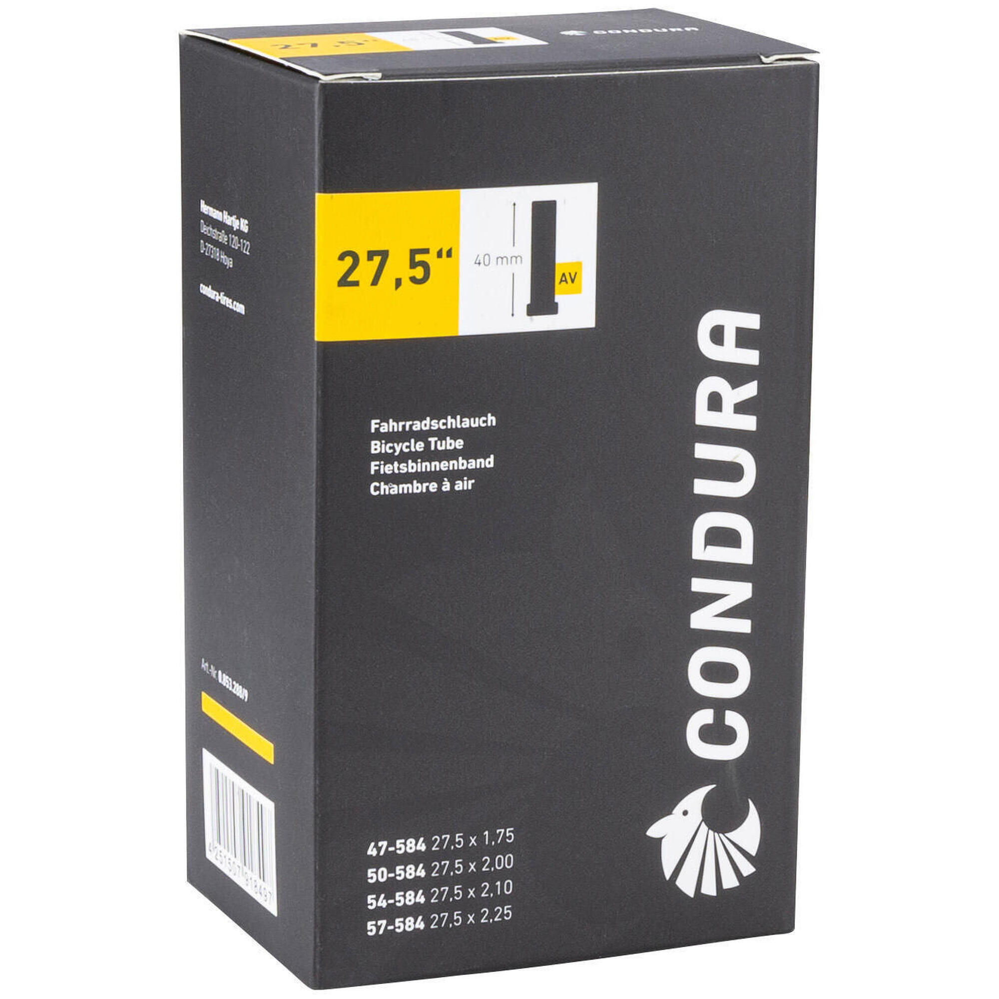 Dętka CONDURA 27 5 AV 40 mm