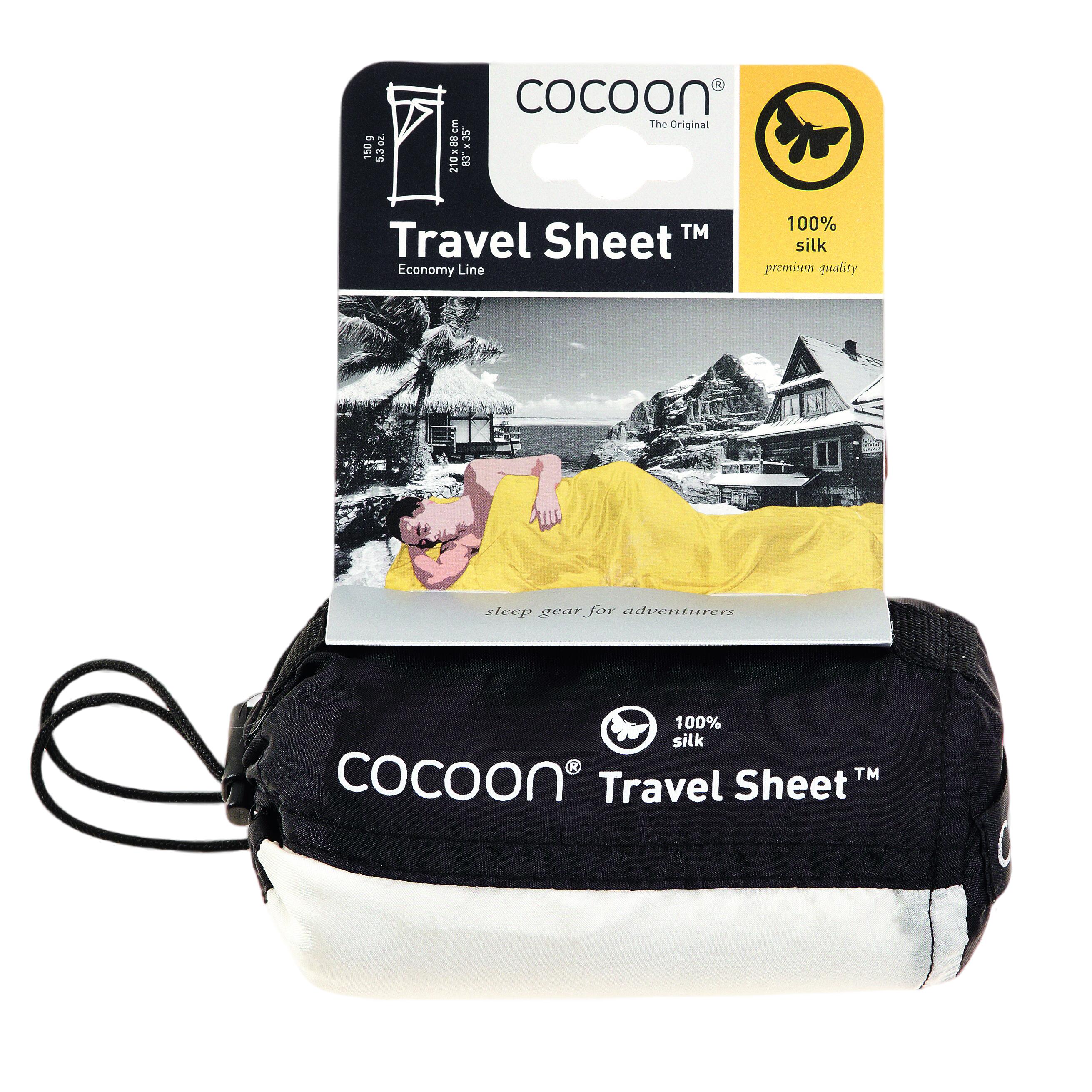 Cocoon Wkładka do śpiwora TravelSheet - Silk - Economy Line natural silk