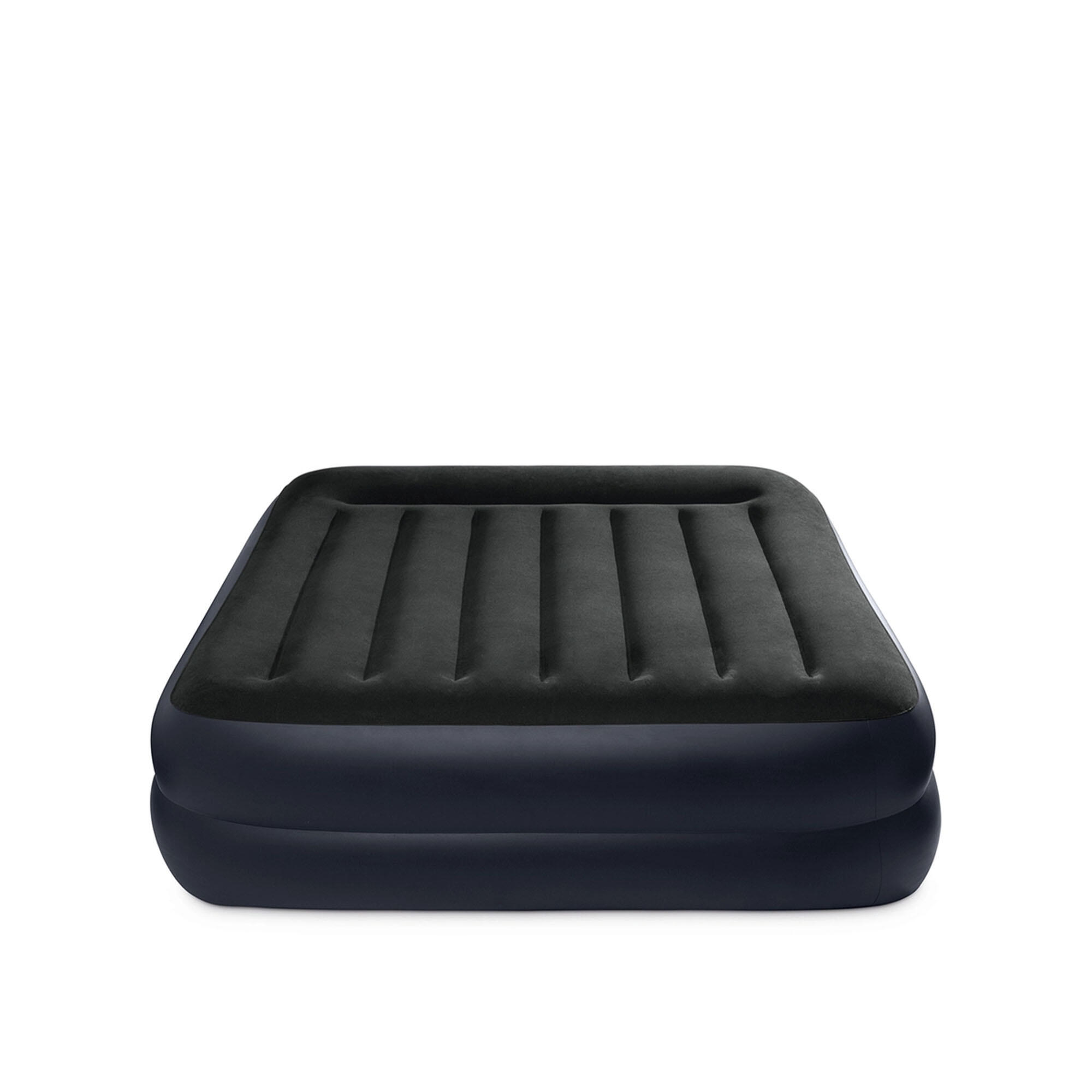 Materac dmuchany dwuosobowy z wbudowaną pompką Intex 203x152x42 cm