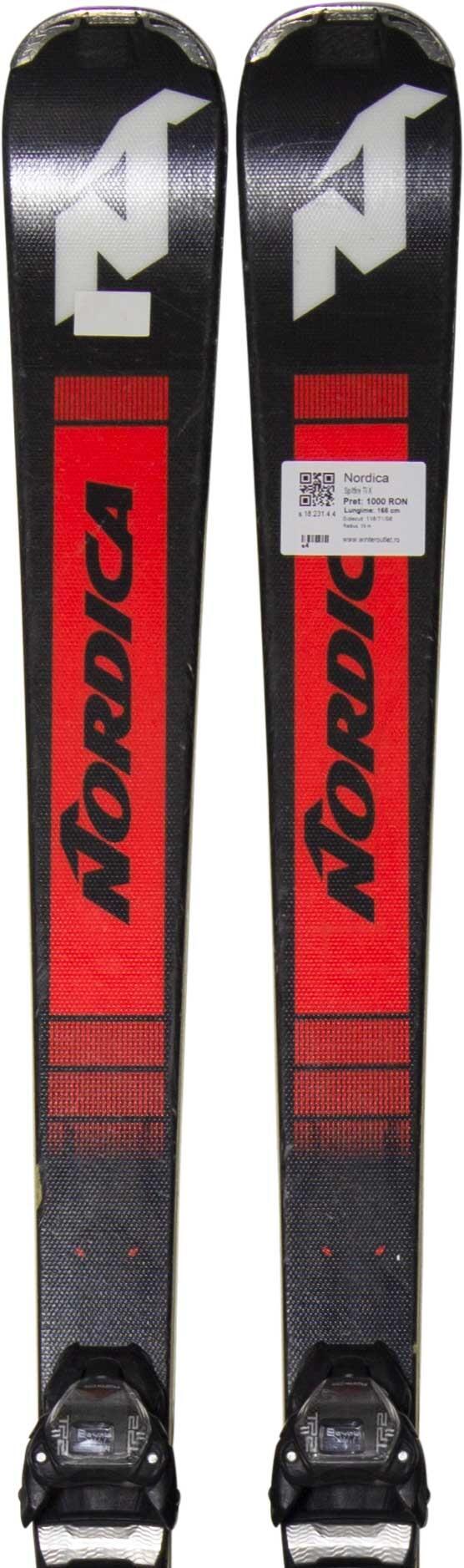 Second Life- Narty NORDICA Spitfire Ti X, 168 cm- Stan bardzo dobry